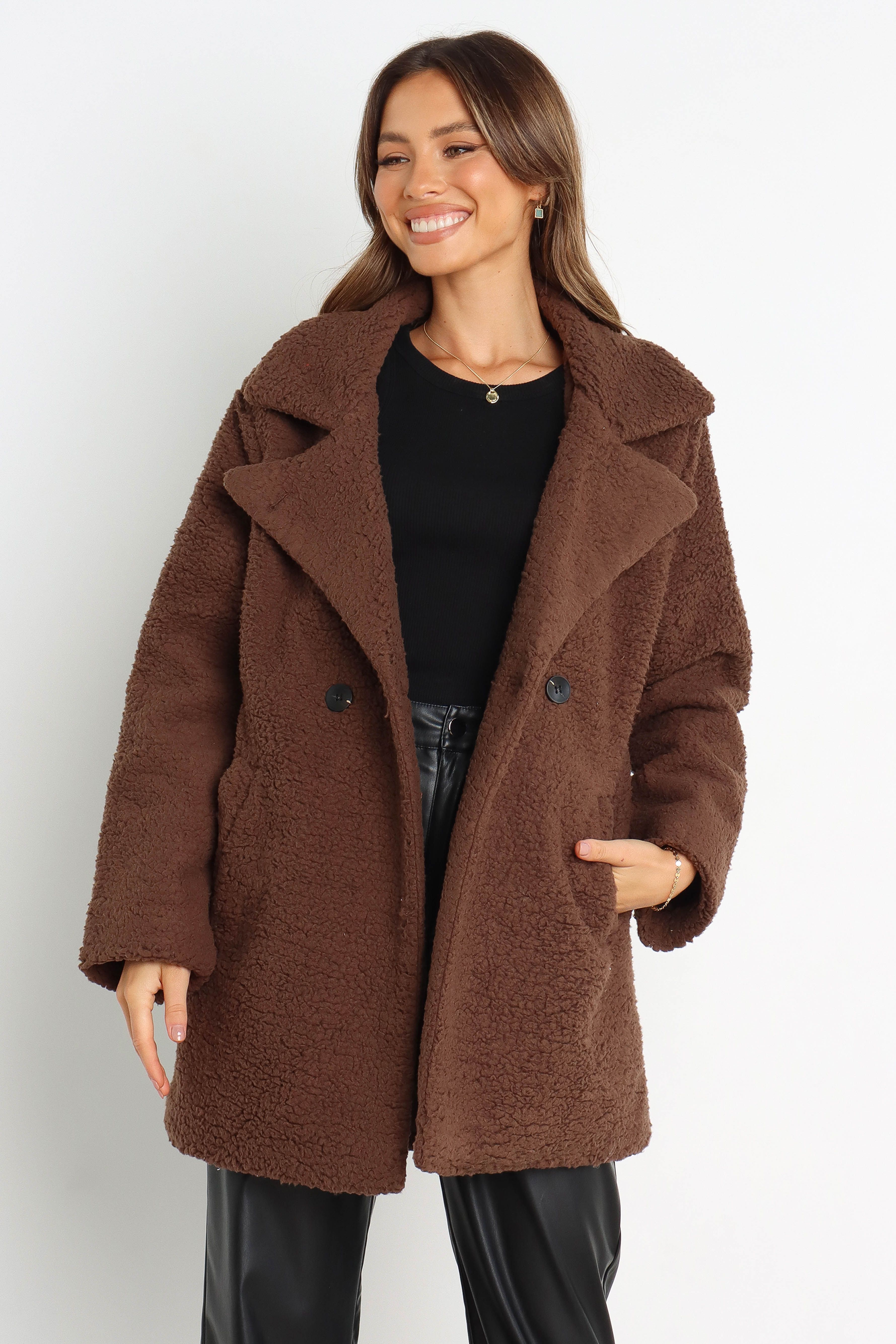 Tempo Jacket - Chocolate Brown sold by Petal & Pup