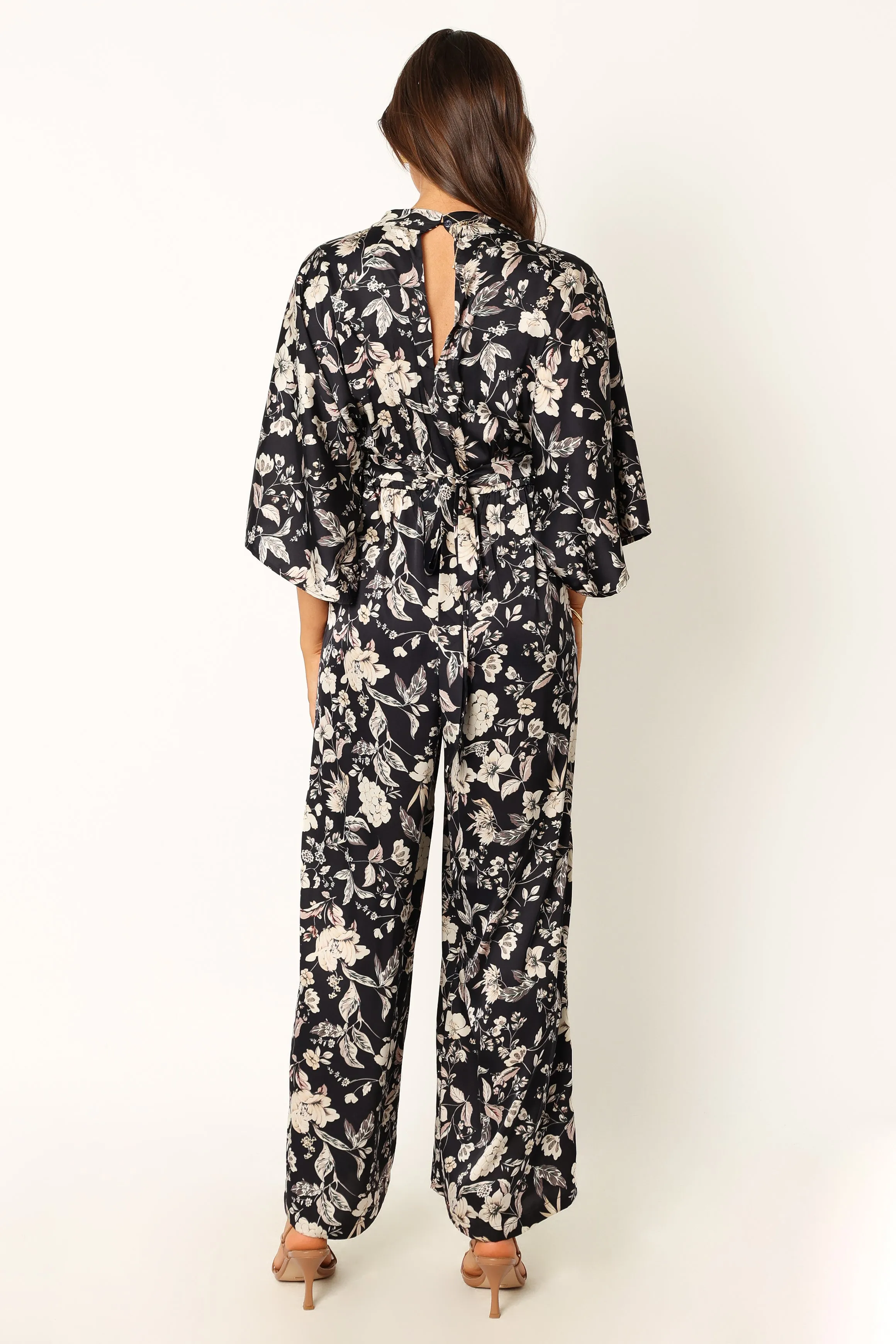 Sasha Jumpsuit - Black Floral sold by Petal & Pup product image thumbnail 2