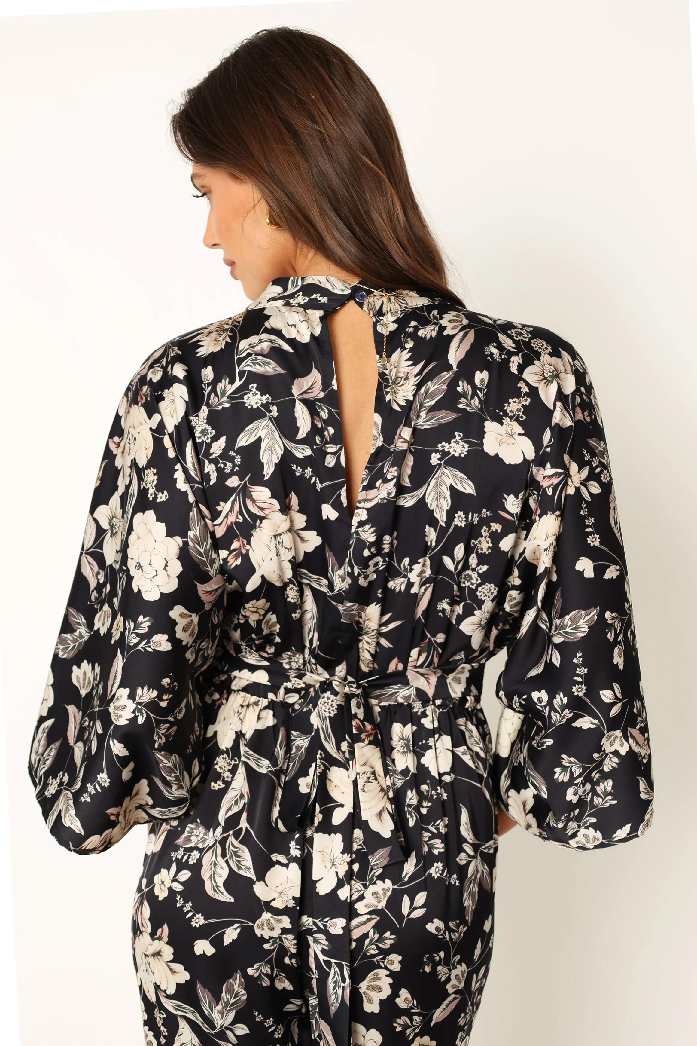 Sasha Jumpsuit - Black Floral sold by Petal & Pup product image thumbnail 5