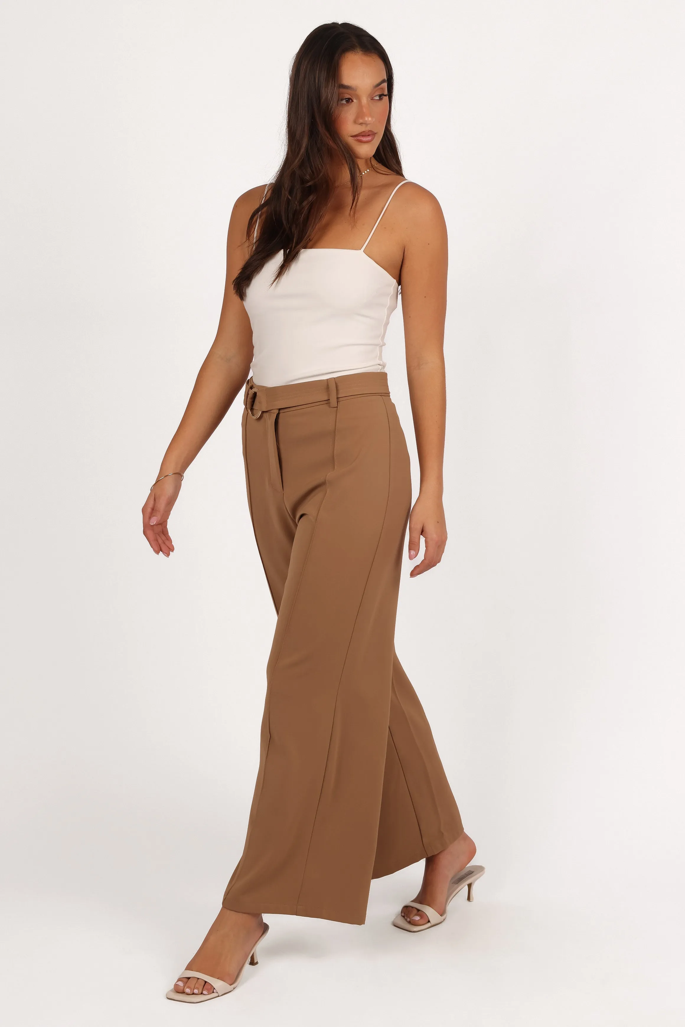 Elaine Belted Pant - Mocha sold by Petal & Pup product image thumbnail 3
