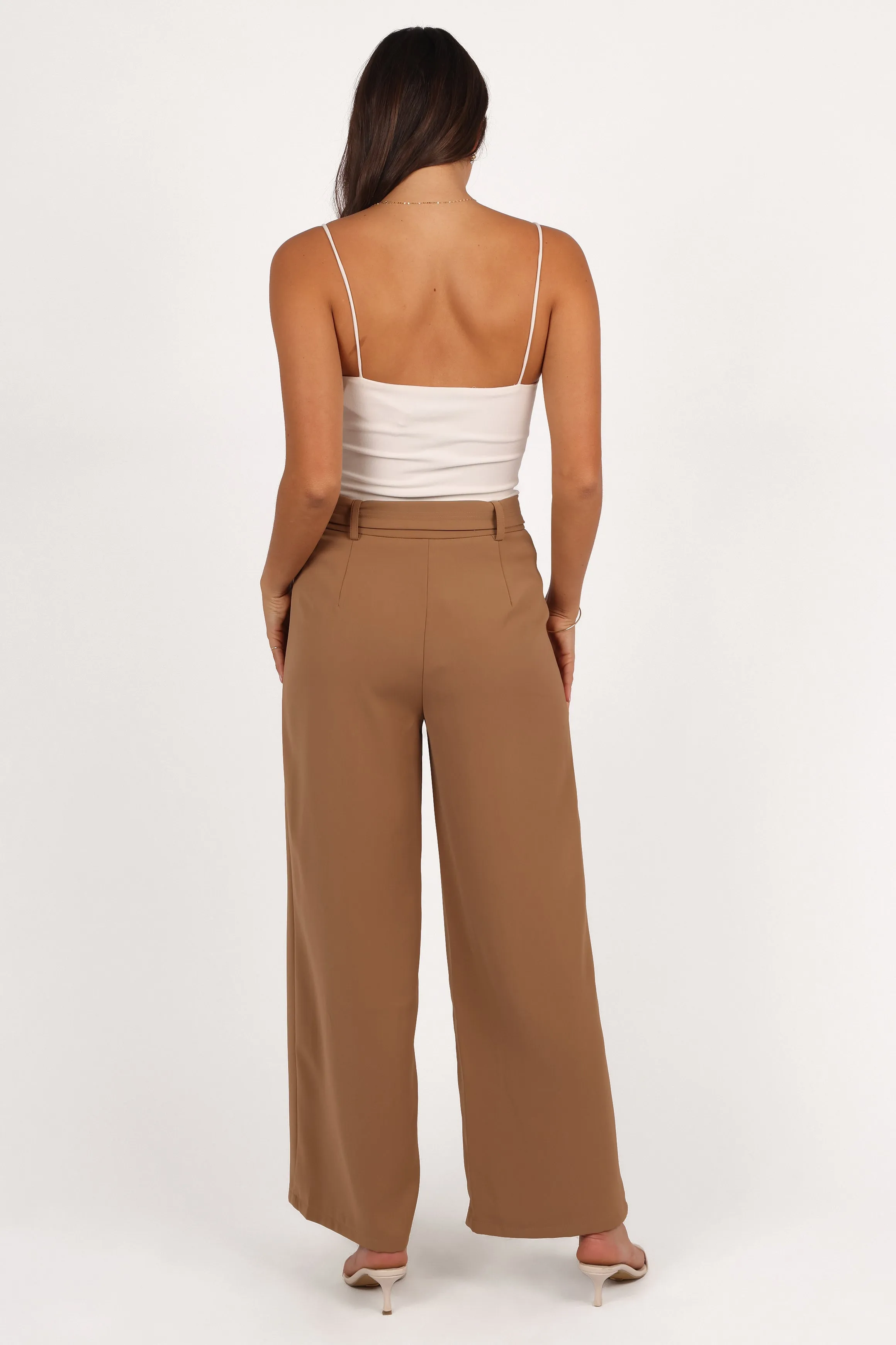 Elaine Belted Pant - Mocha sold by Petal & Pup product image thumbnail 4