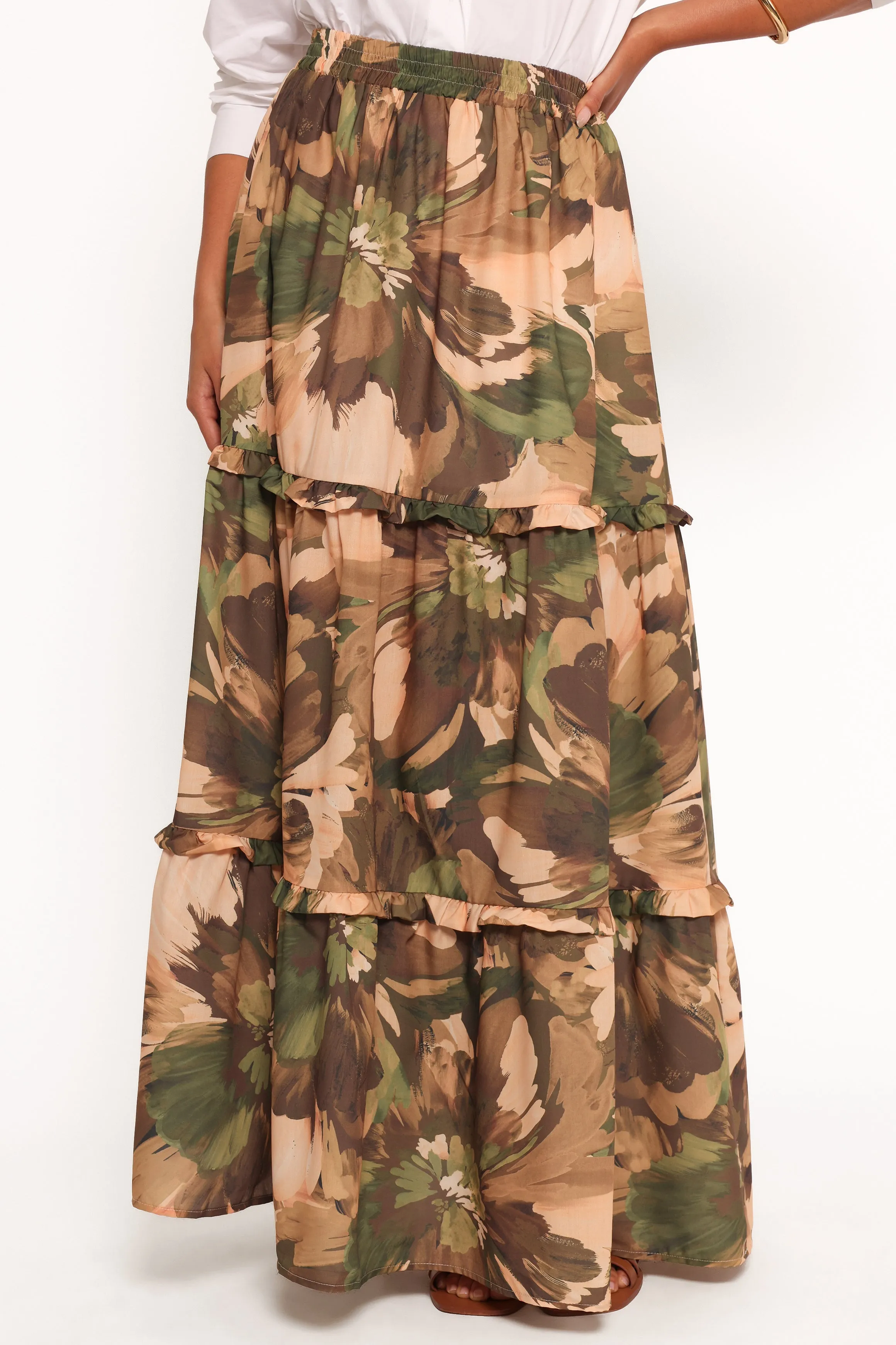 Beth Midi Skirt - Dark Floral sold by Petal & Pup product image thumbnail 5