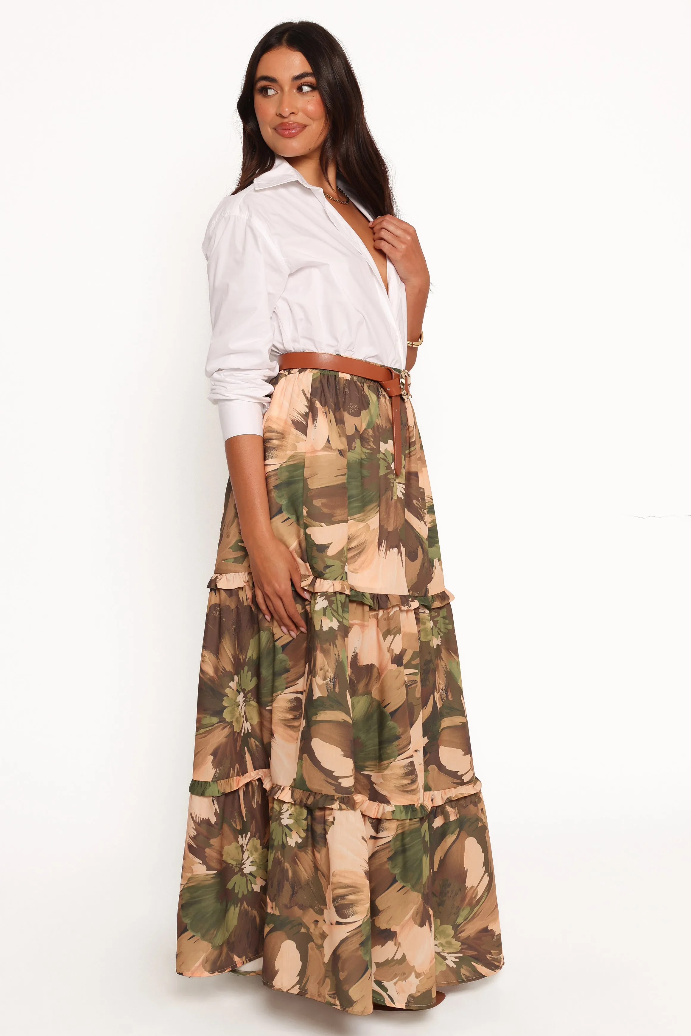 Beth Midi Skirt - Dark Floral sold by Petal & Pup product image thumbnail 4