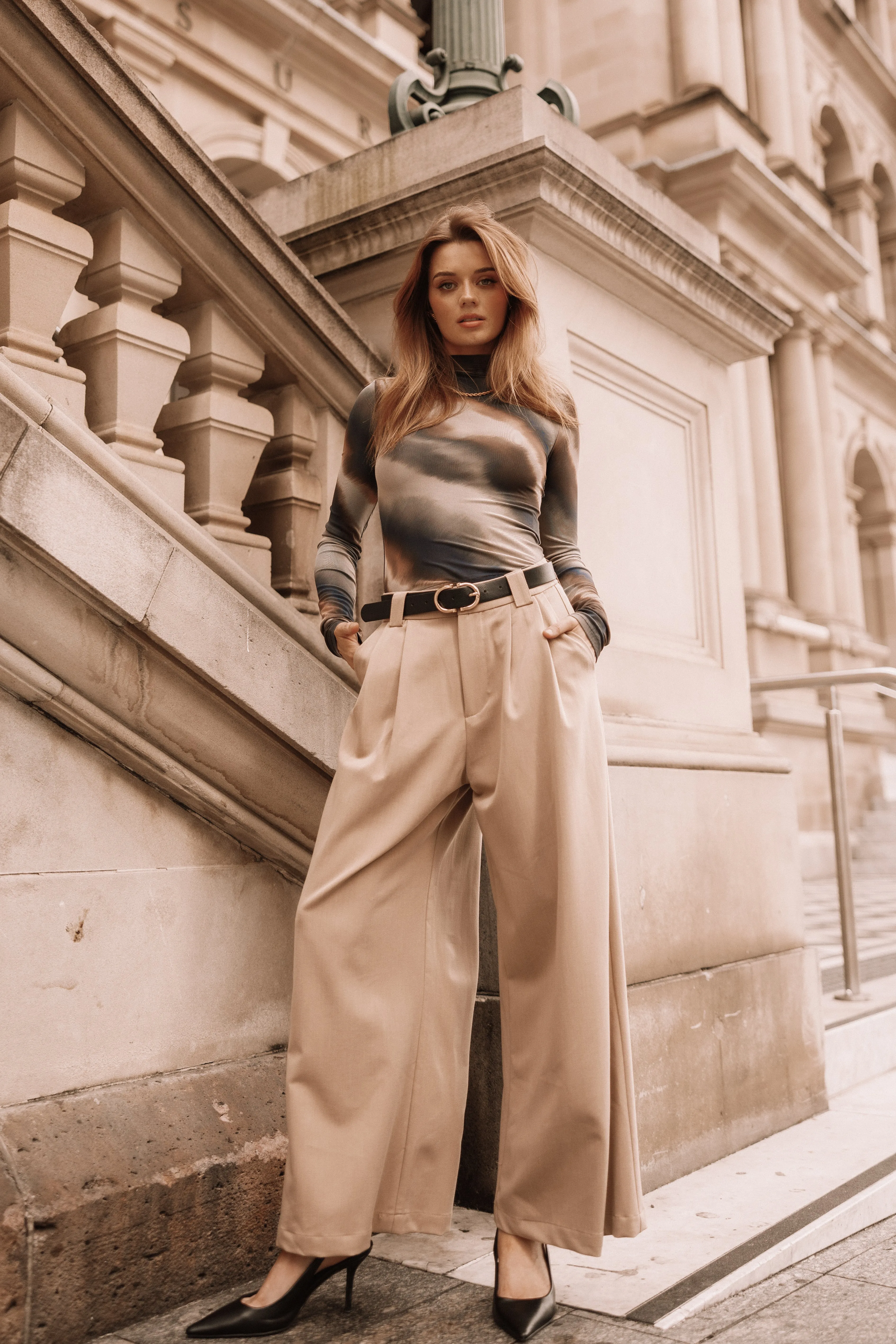 Sadella Pant - Sand sold by Petal & Pup