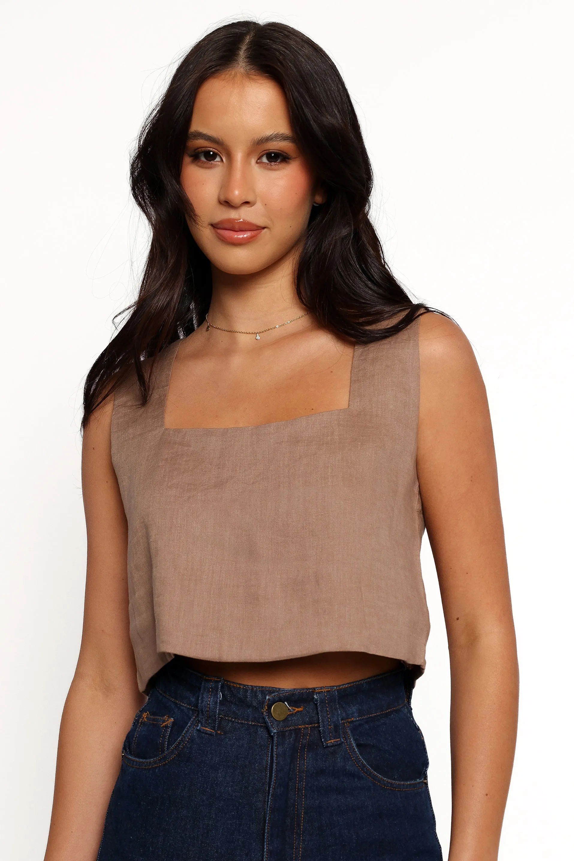 Devlin Top - Mocha sold by Petal & Pup