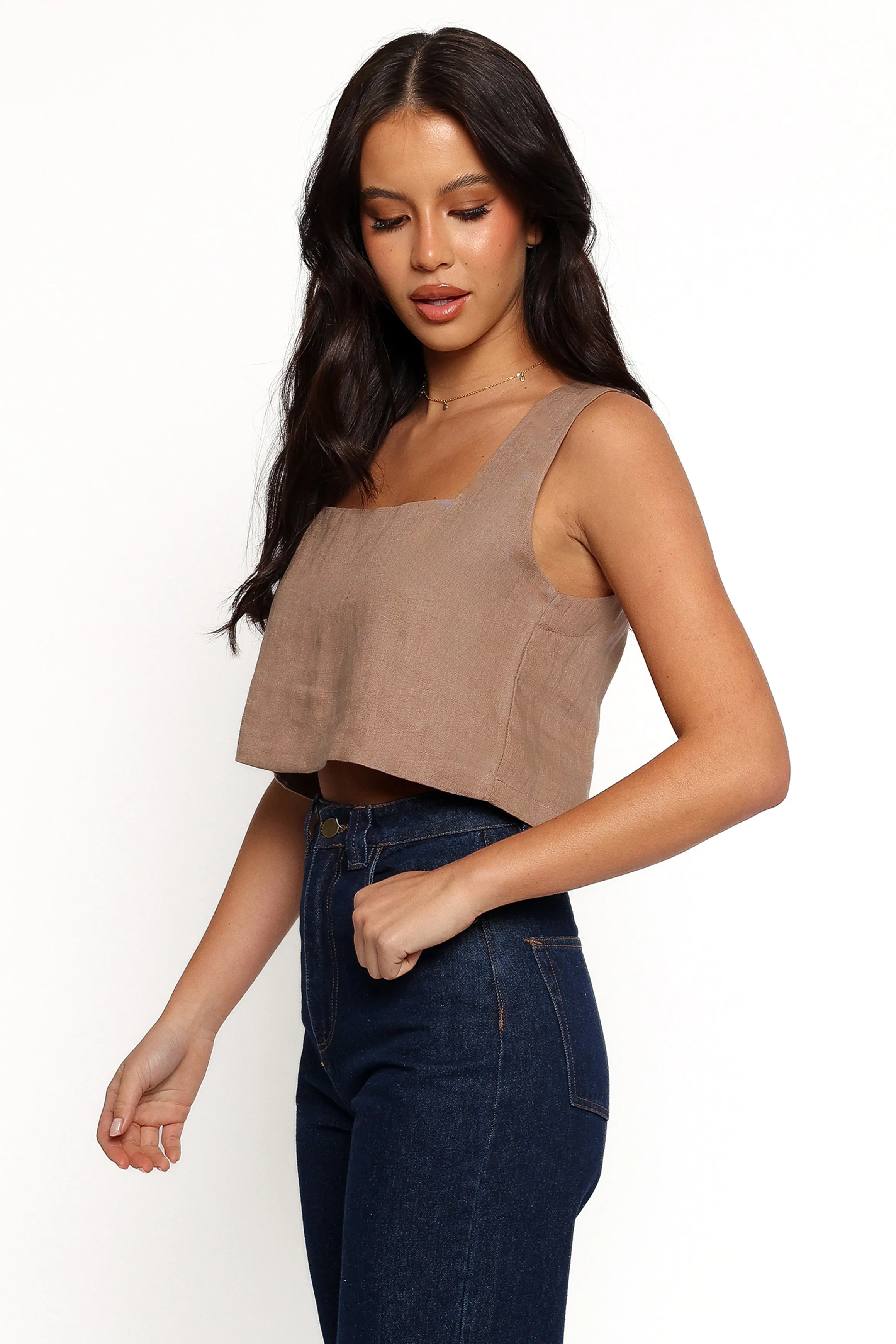 Devlin Top - Mocha sold by Petal & Pup product image thumbnail 3