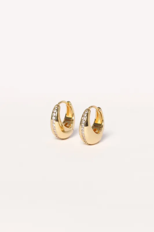 Allyse Earrings - Gold sold by Petal & Pup