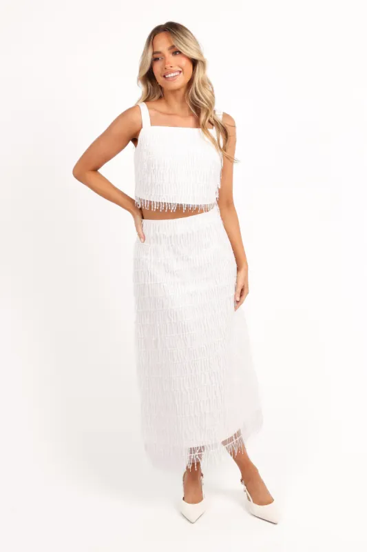 Allure Two Piece Set - White sold by Petal & Pup