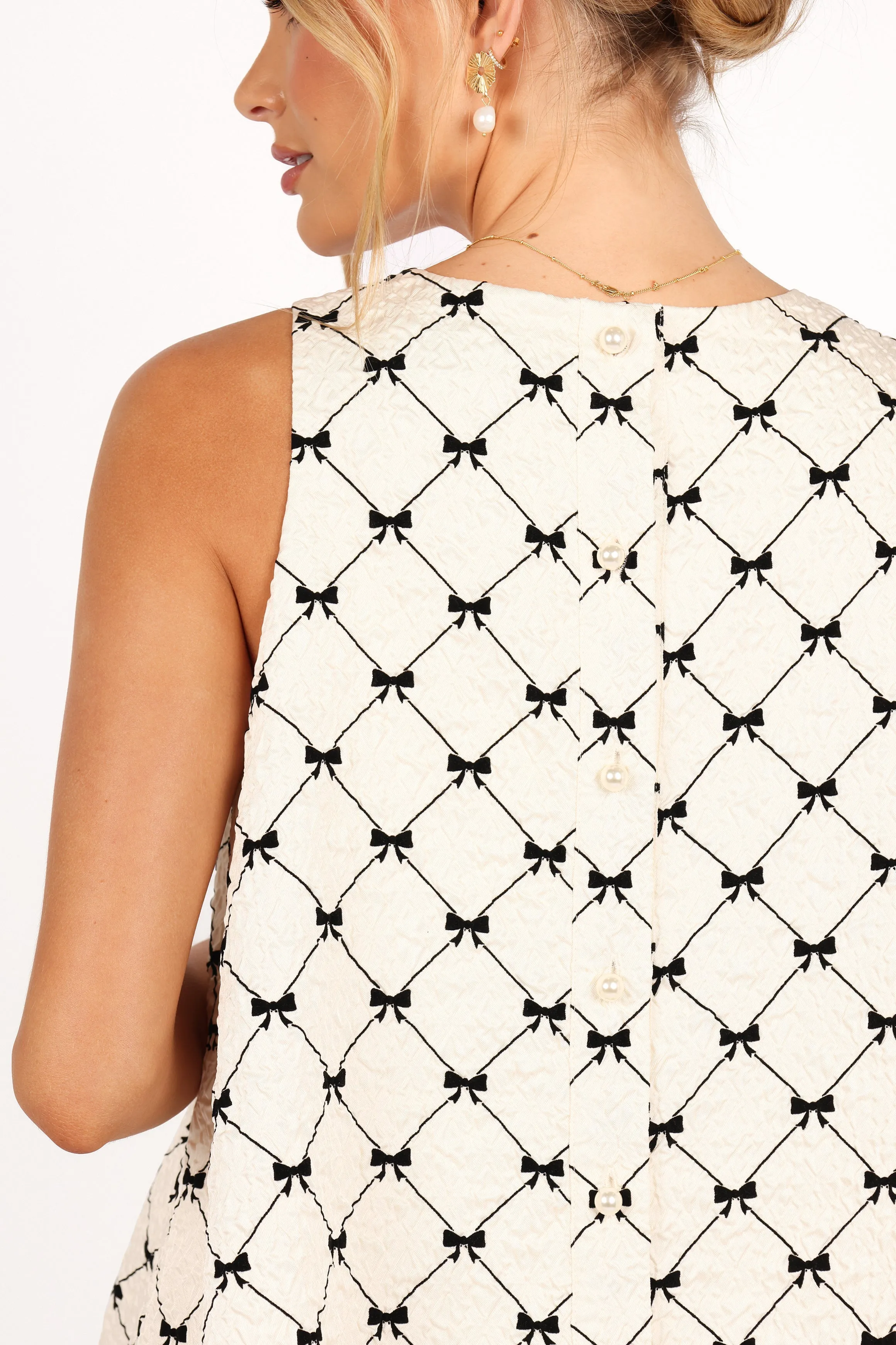 Florence Mini Dress - Cream sold by Petal & Pup product image thumbnail 5