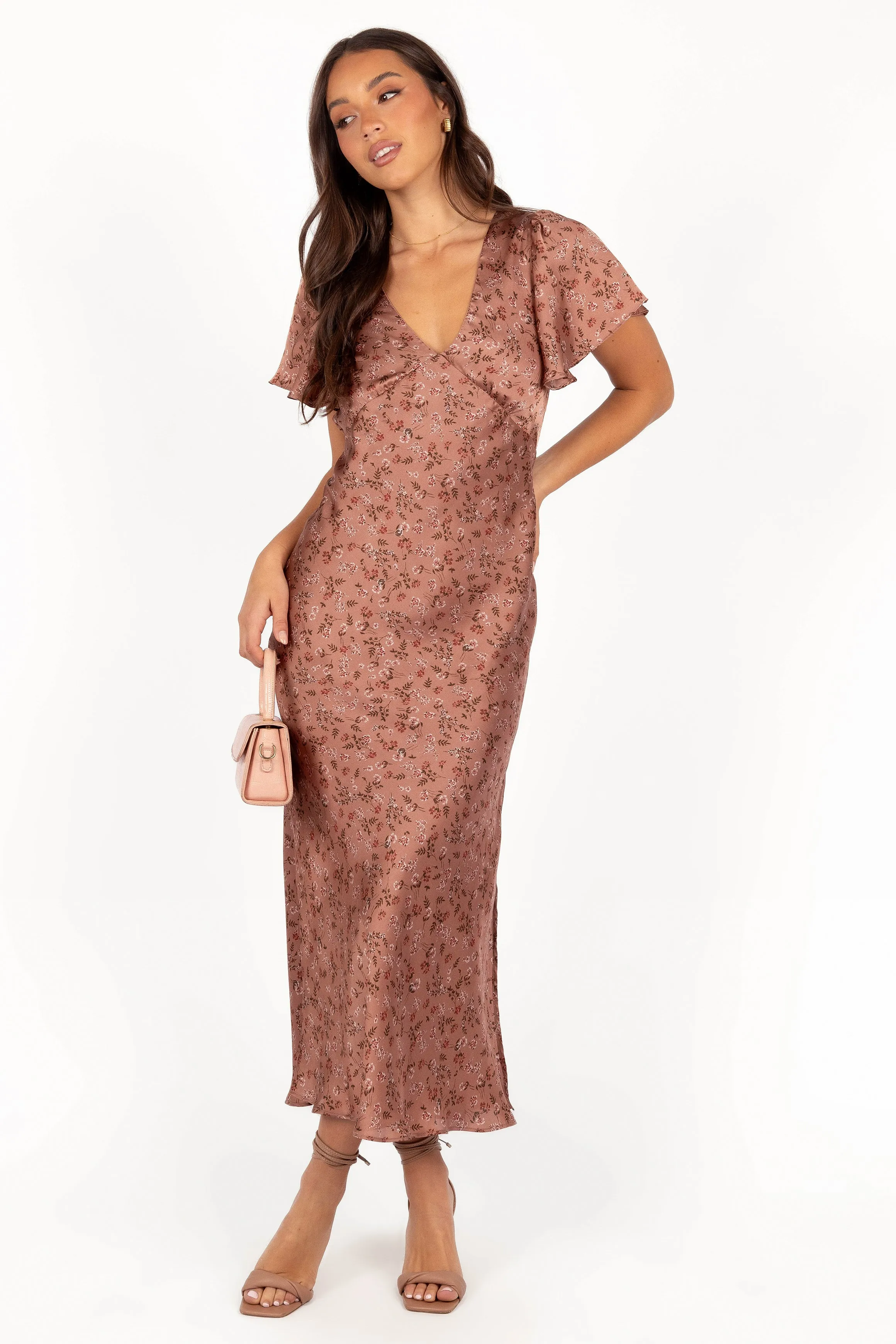 Flossy Maxi Dress - Mauve sold by Petal & Pup