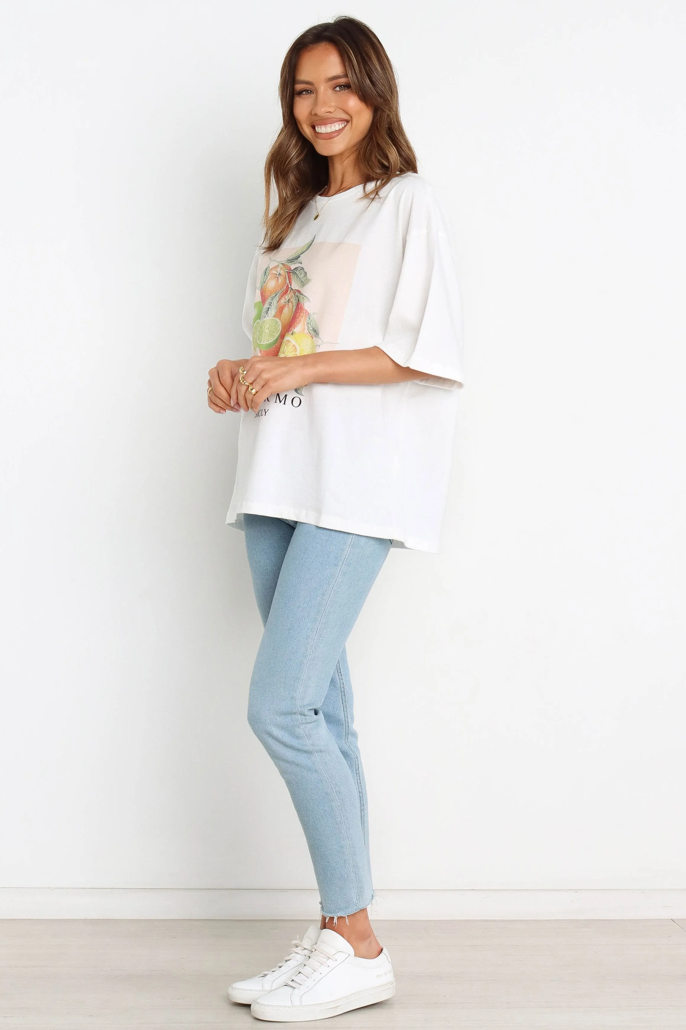 Sicily Tee - White sold by Petal & Pup product image thumbnail 4