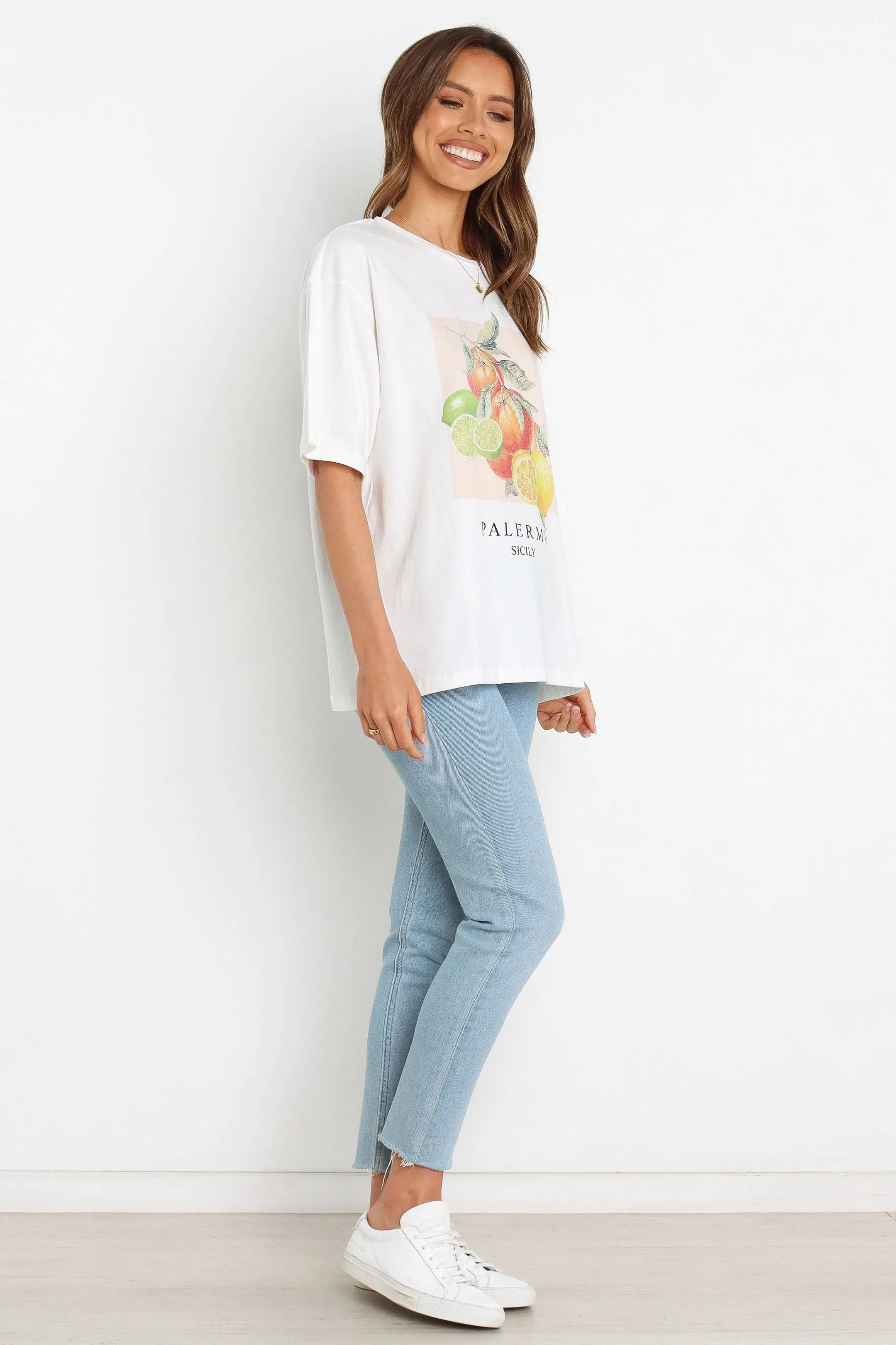 Sicily Tee - White sold by Petal & Pup product image thumbnail 3
