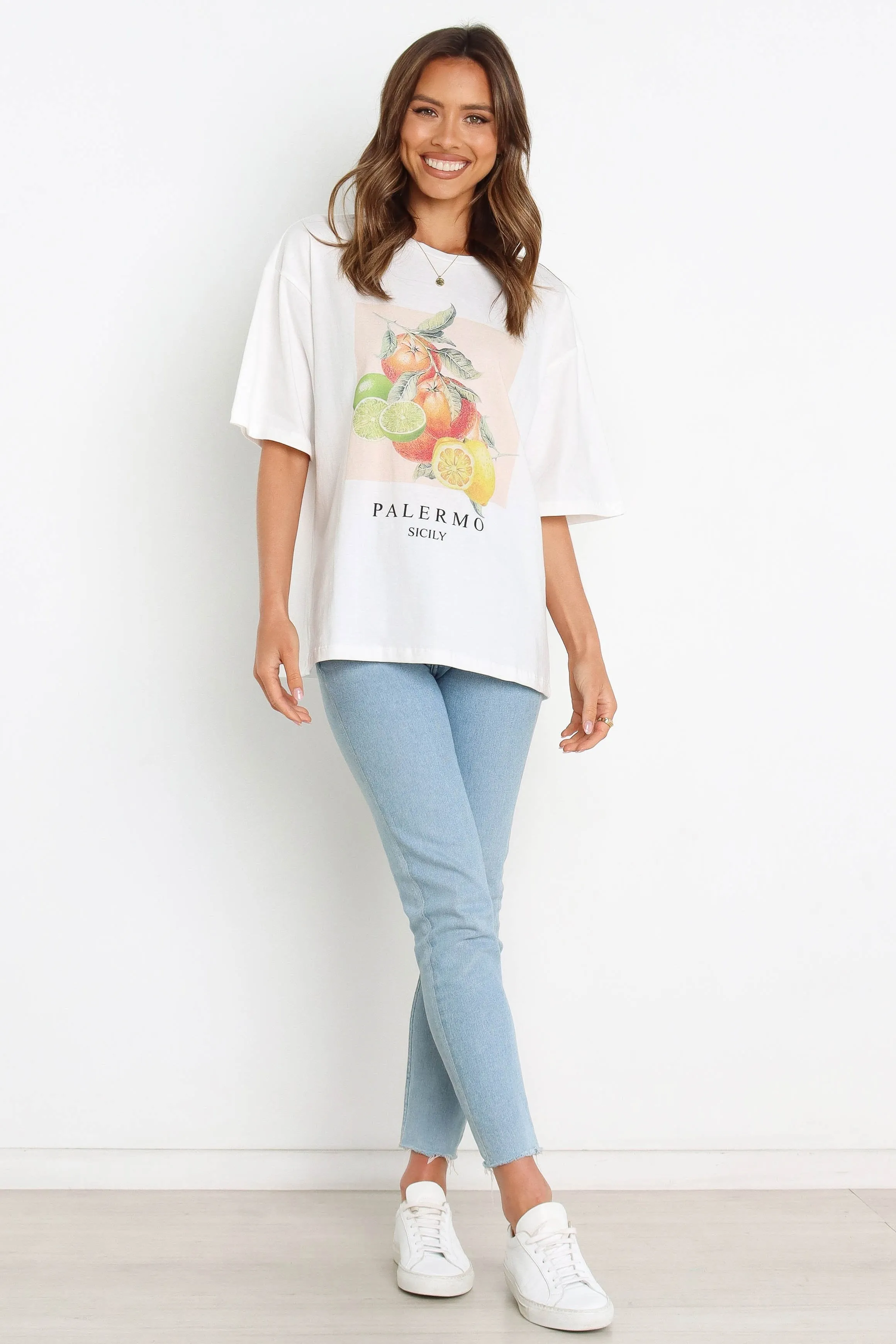 Sicily Tee - White sold by Petal & Pup product image thumbnail 2