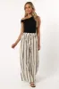 Silvia Pant - Cream Stripe sold by Petal & Pup