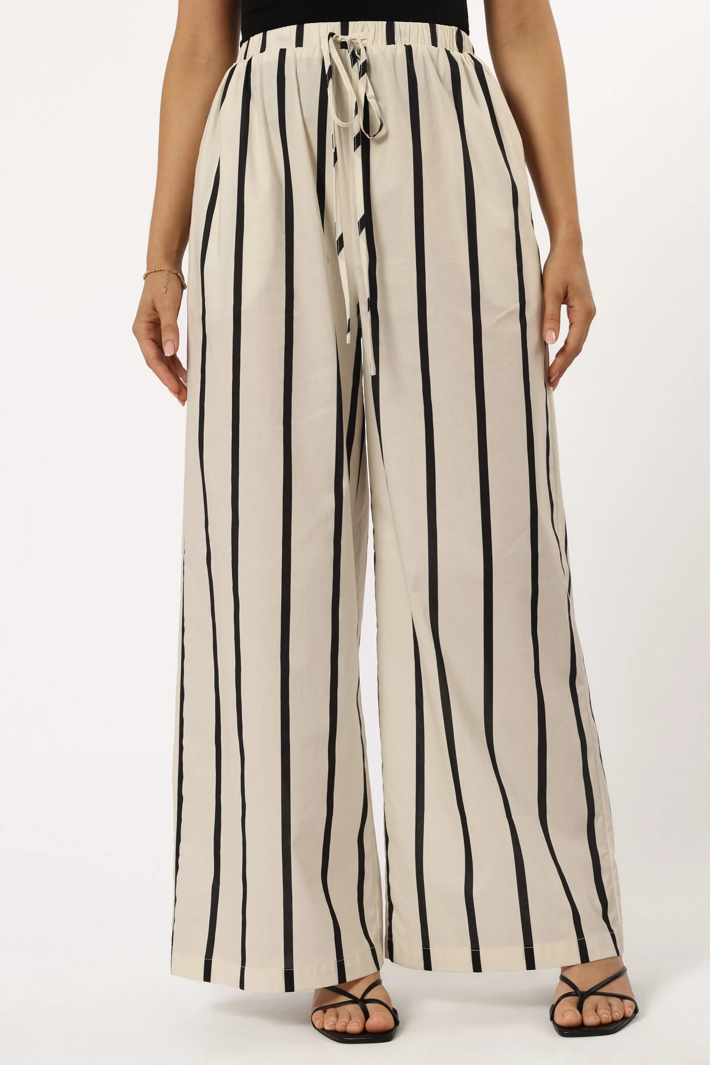 Silvia Pant - Cream Stripe sold by Petal & Pup product image thumbnail 4
