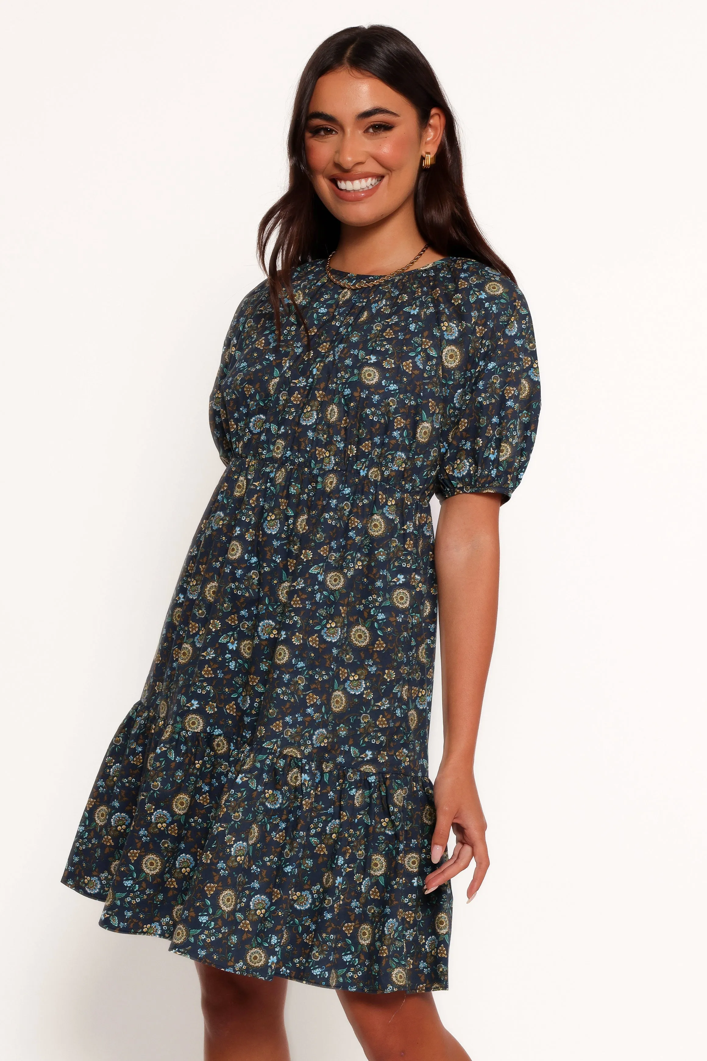 Tasmin Midi Dress - Blue Floral sold by Petal & Pup product image thumbnail 2