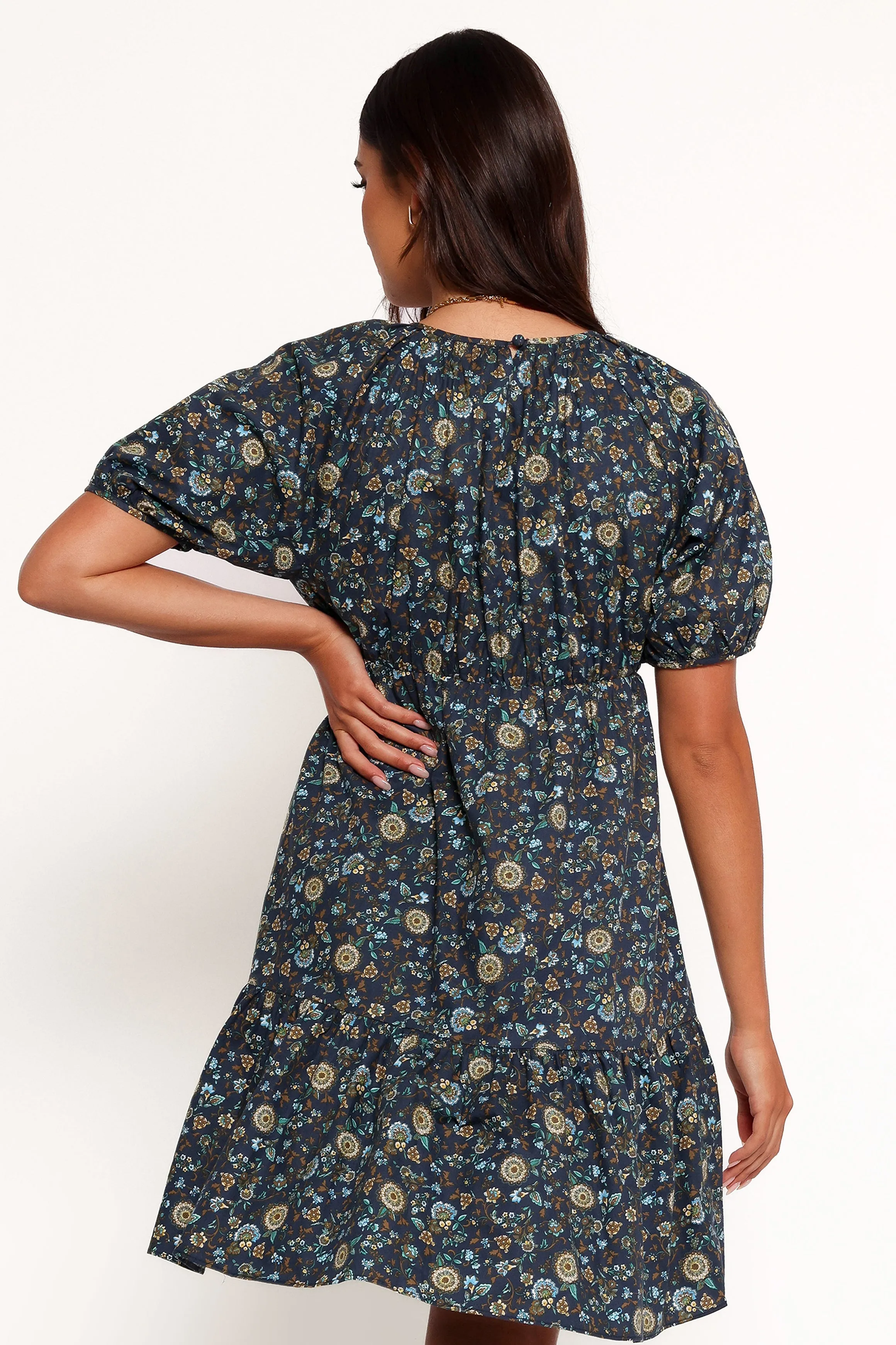 Tasmin Midi Dress - Blue Floral sold by Petal & Pup product image thumbnail 4