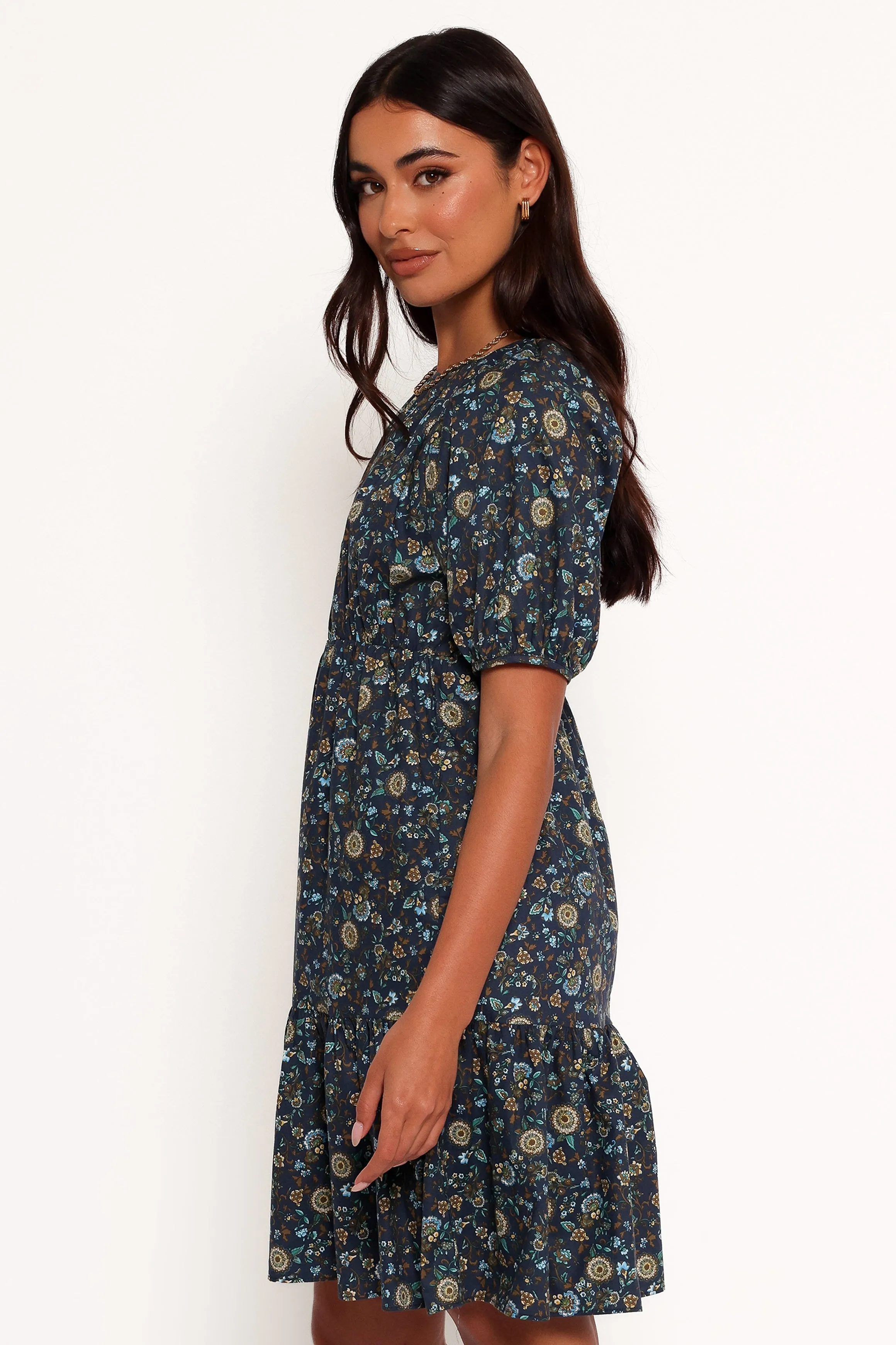 Tasmin Midi Dress - Blue Floral sold by Petal & Pup product image thumbnail 3