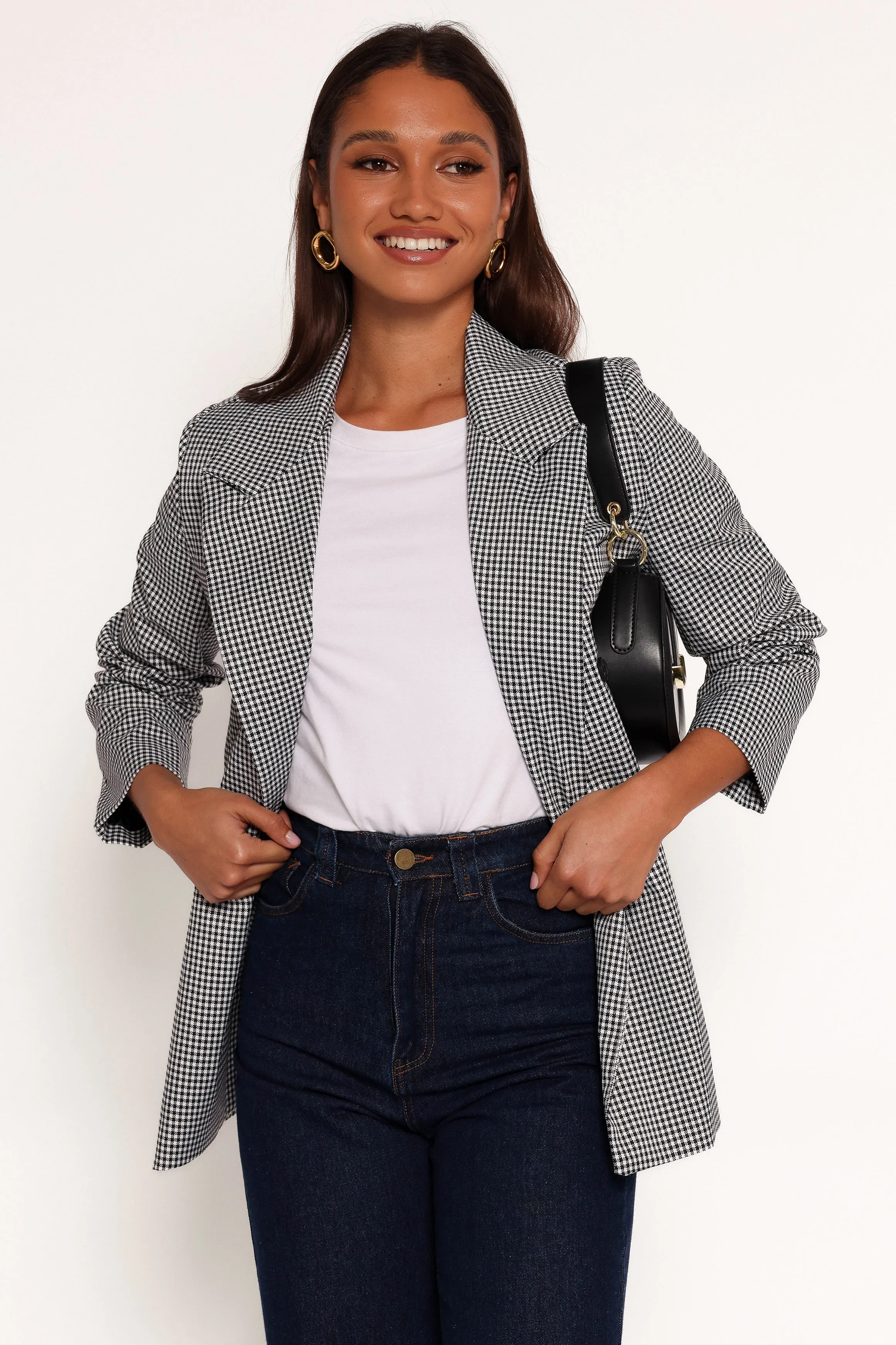 Juliette Blazer - Black/White sold by Petal & Pup product image thumbnail 3