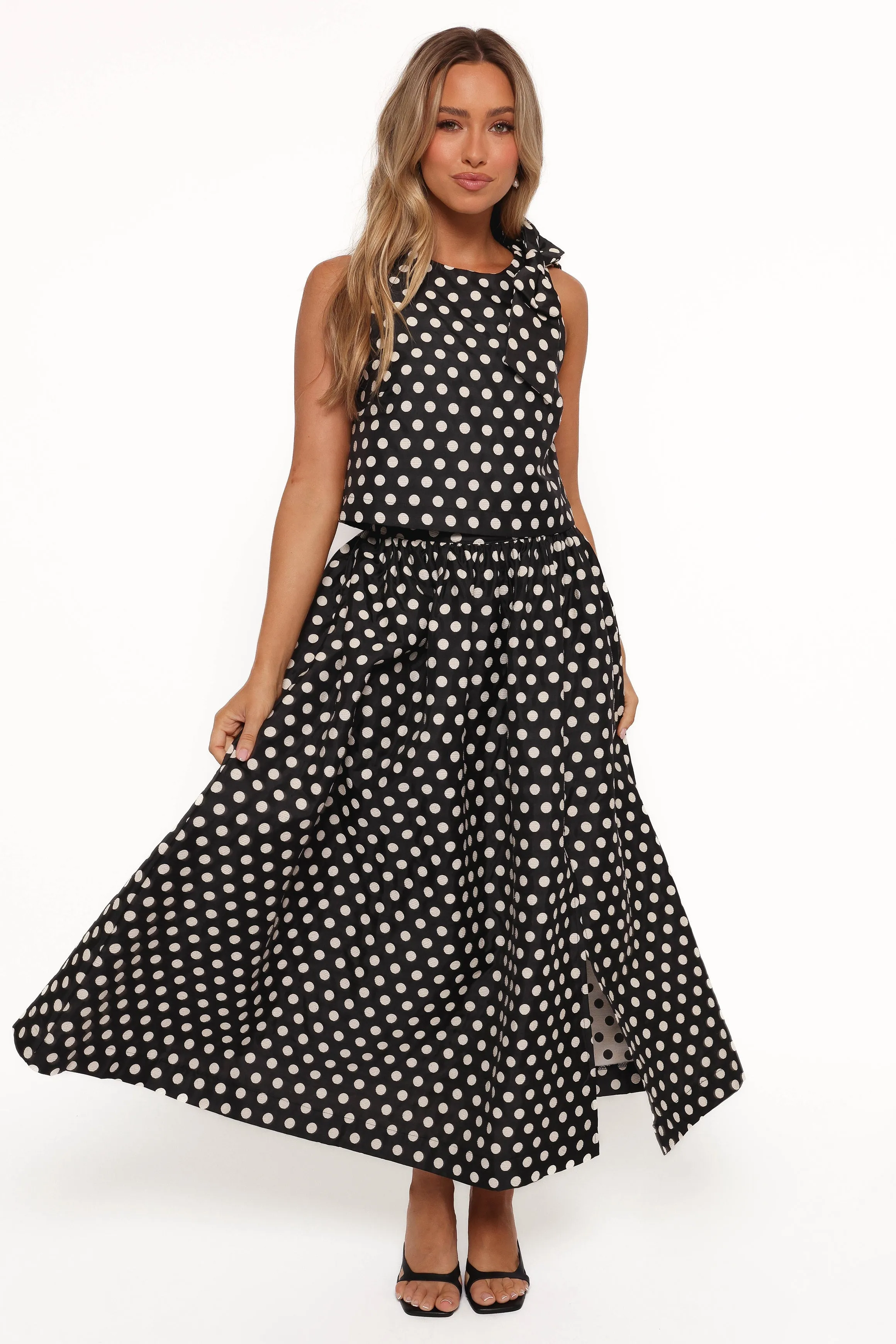 Rhea Two Piece Set - Black sold by Petal & Pup