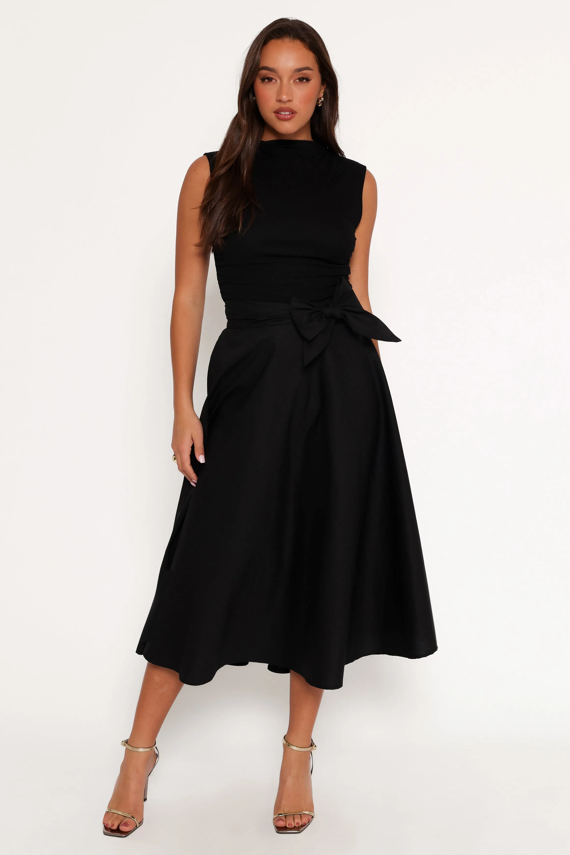 Alessandra Midi Skirt - Black sold by Petal & Pup product image thumbnail 3