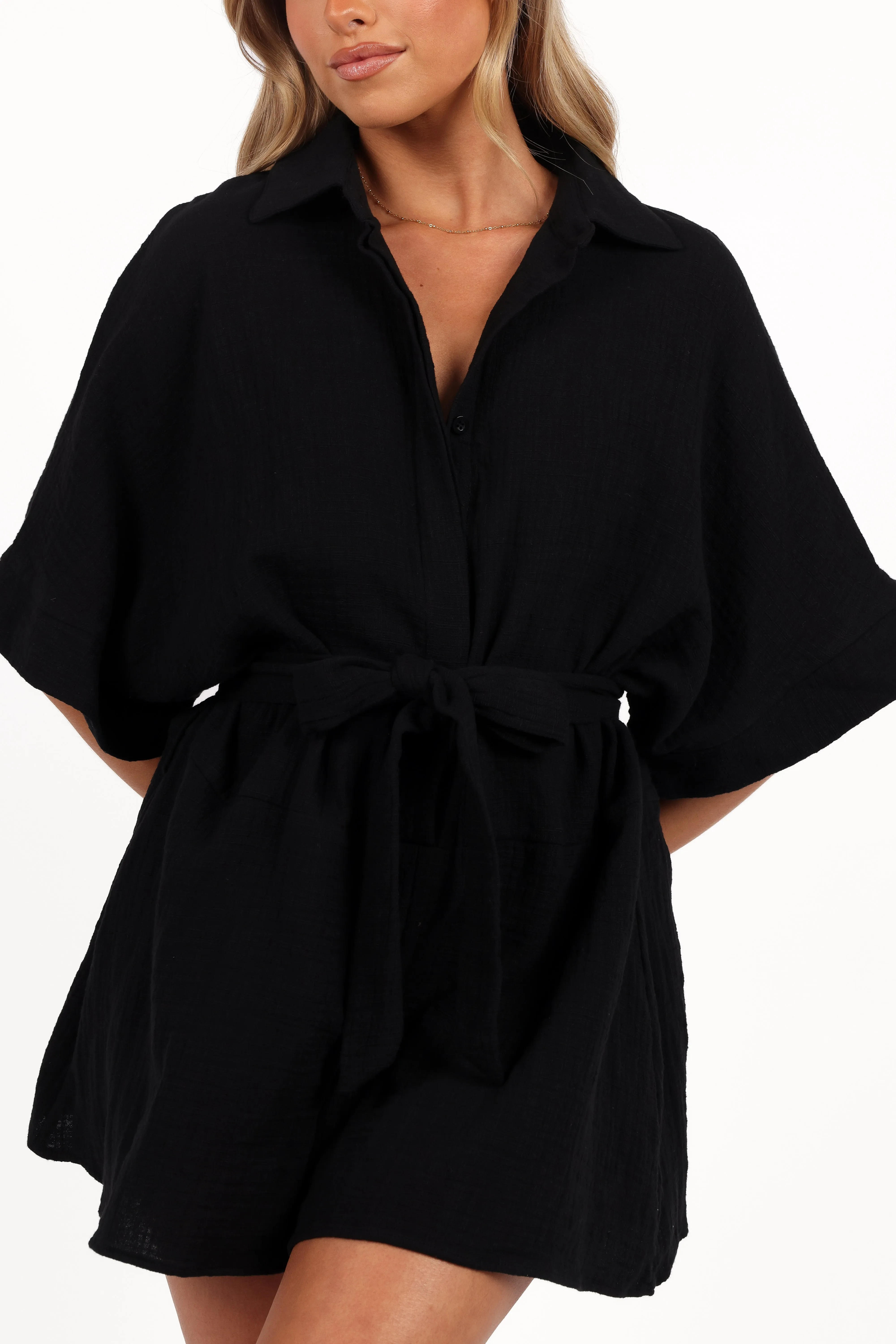 Jemmy Romper - Black sold by Petal & Pup product image thumbnail 2