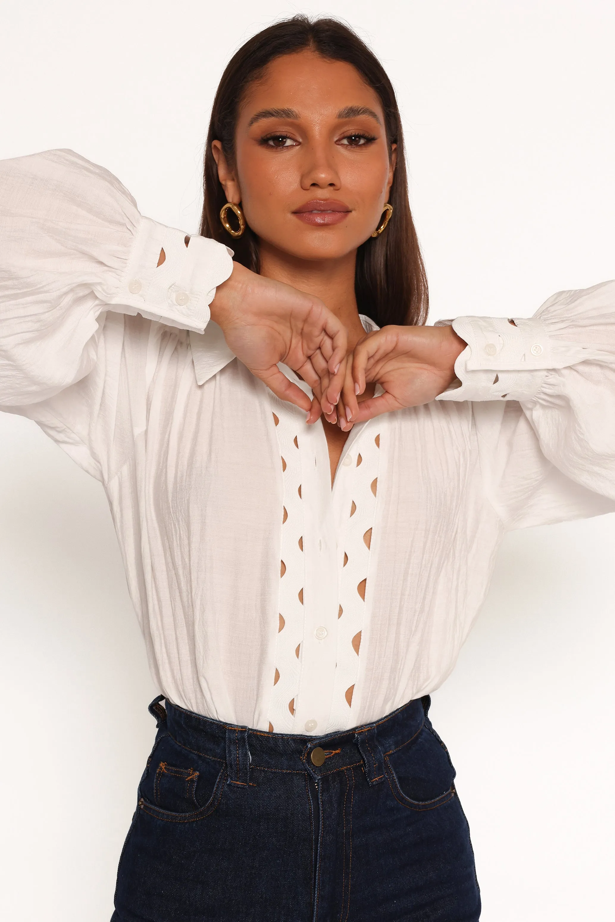 Primrose Top - White sold by Petal & Pup product image thumbnail 3