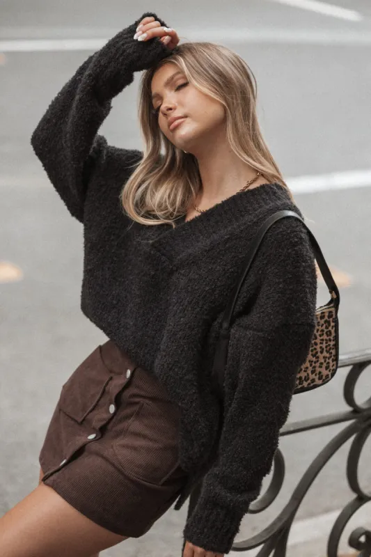Alexis Corduroy Mini Skirt - Chocolate Brown sold by Petal & Pup