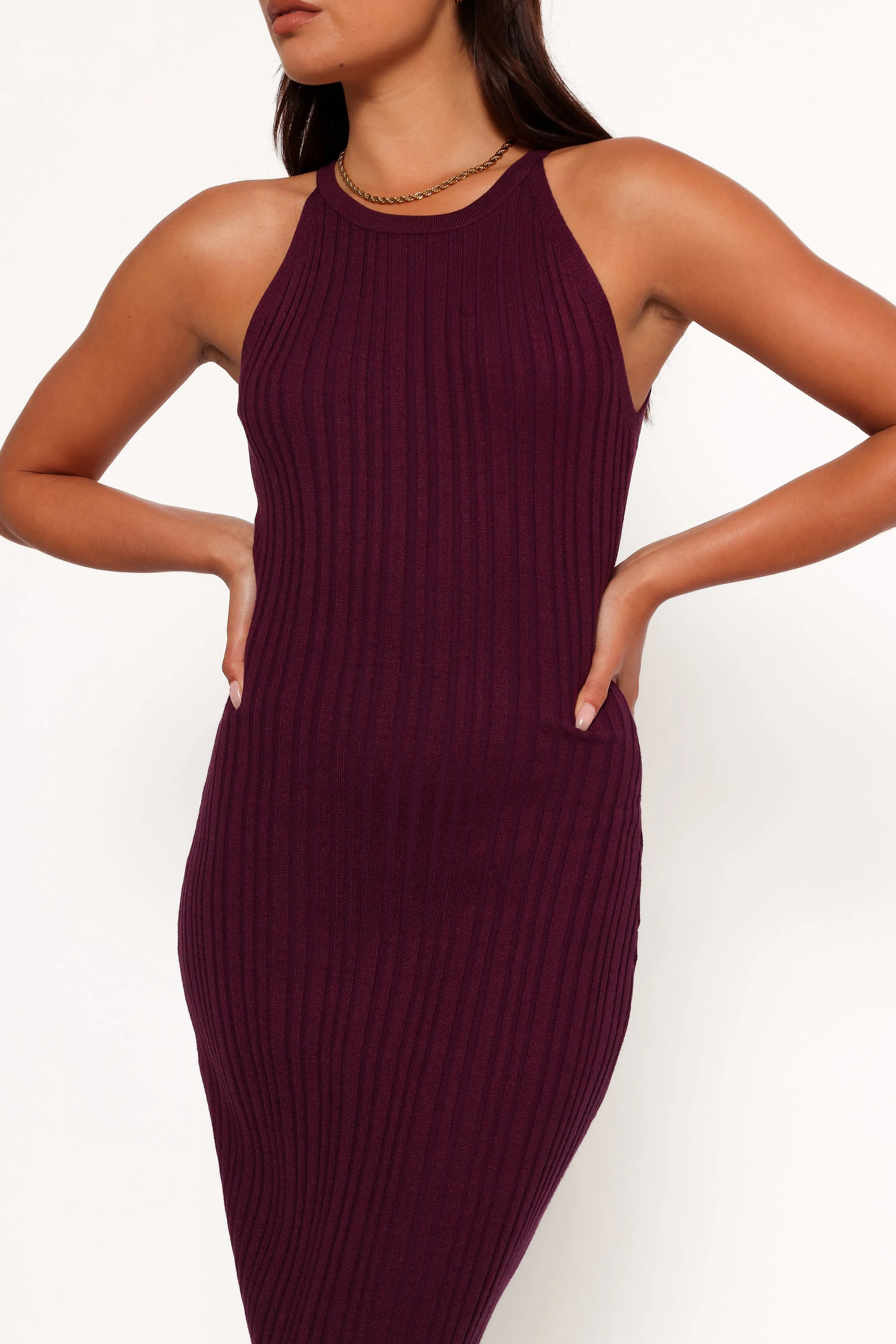 Brighton Maxi Dress - Plum sold by Petal & Pup product image thumbnail 4
