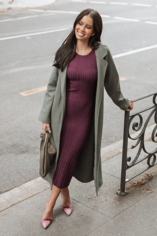 Brighton Maxi Dress - Plum sold by Petal & Pup