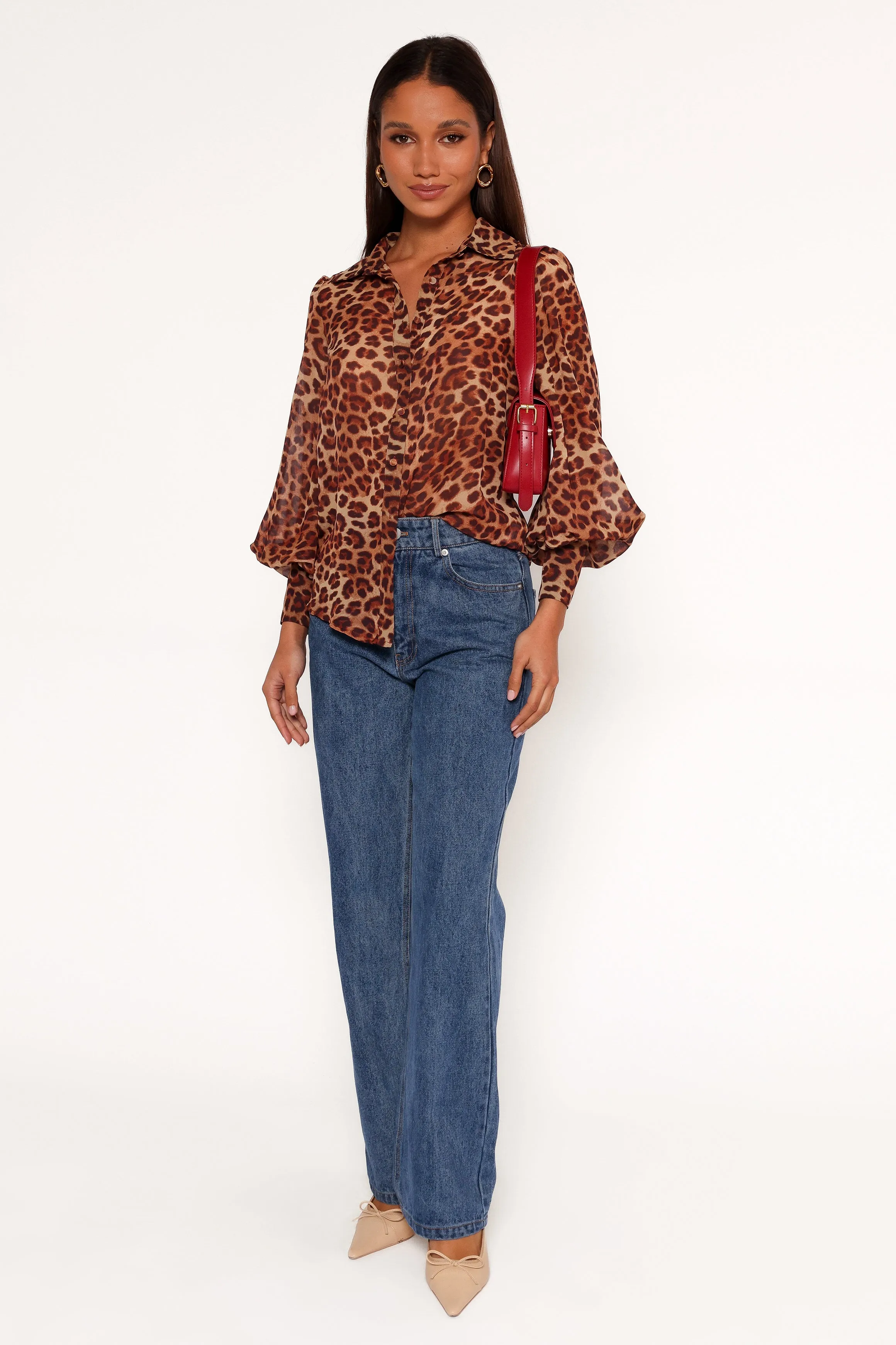 Fleetwood Blouse - Leopard sold by Petal & Pup product image thumbnail 4
