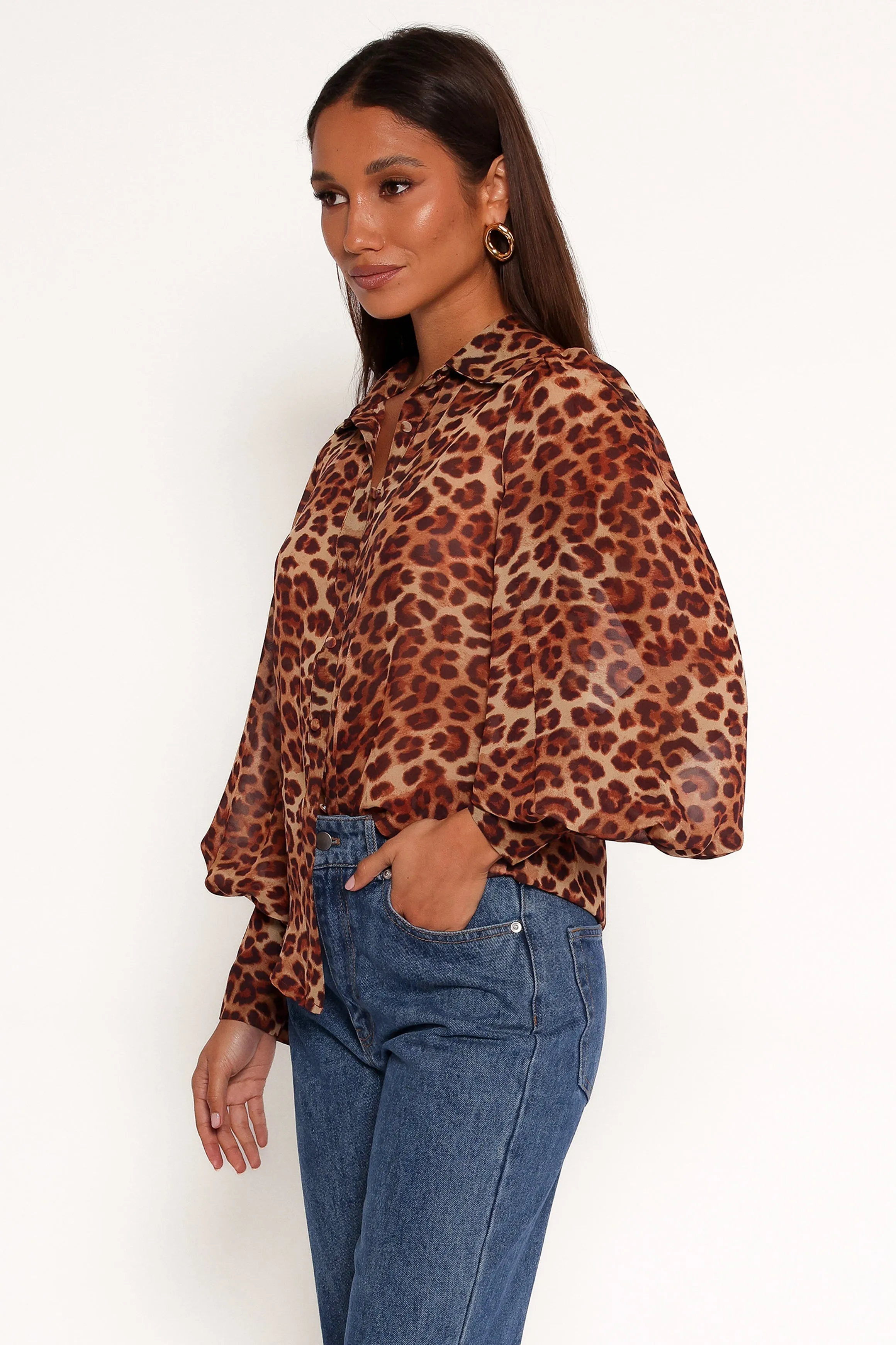 Fleetwood Blouse - Leopard sold by Petal & Pup product image thumbnail 5