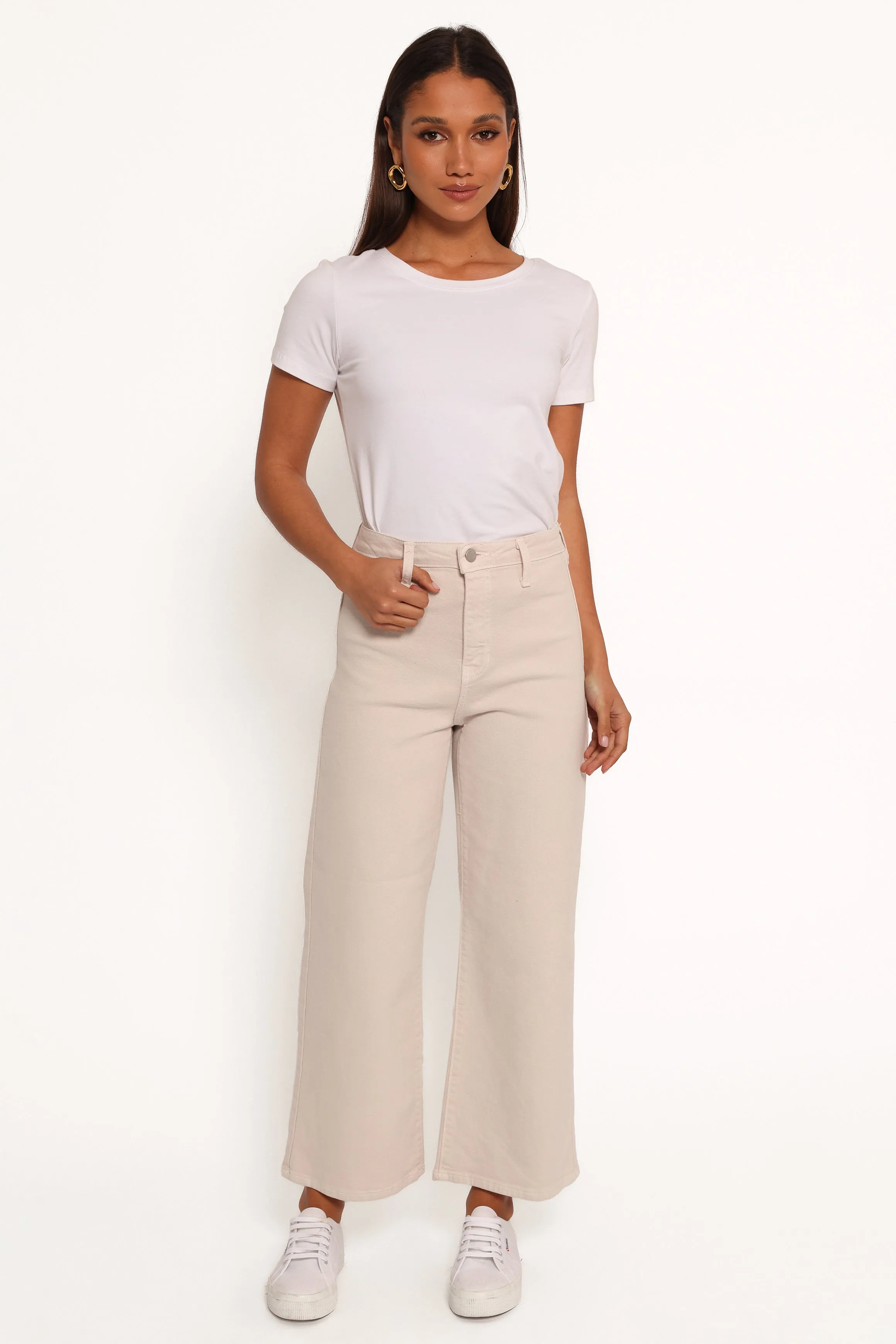 Just Black Trouser Wide Leg Jean - Supermoon sold by Petal & Pup product image thumbnail 3