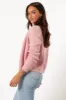 Wilde Bow Front Cardigan - Blush sold by Petal & Pup