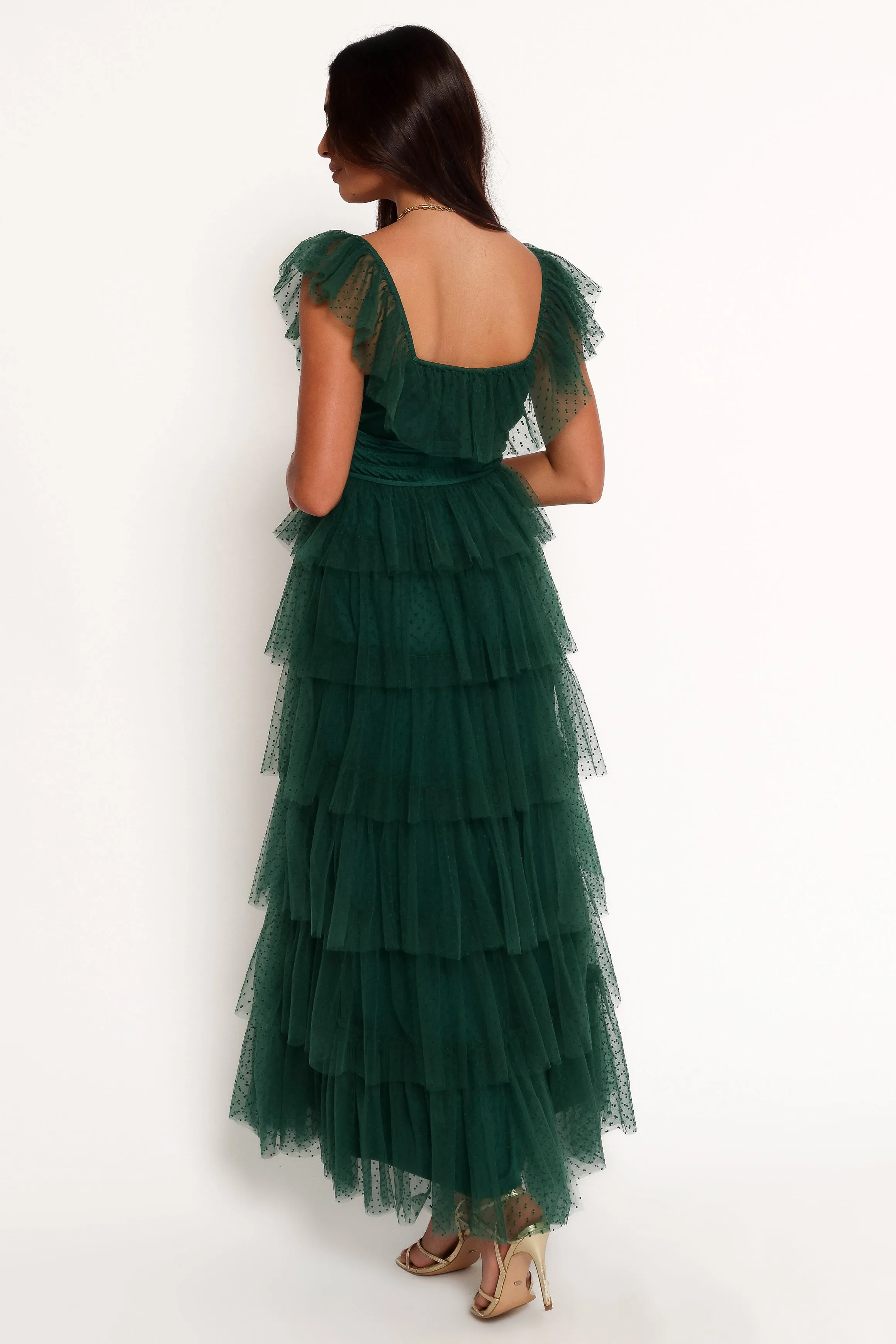 Belle Maxi Dress - Hunter Green sold by Petal & Pup product image thumbnail 4