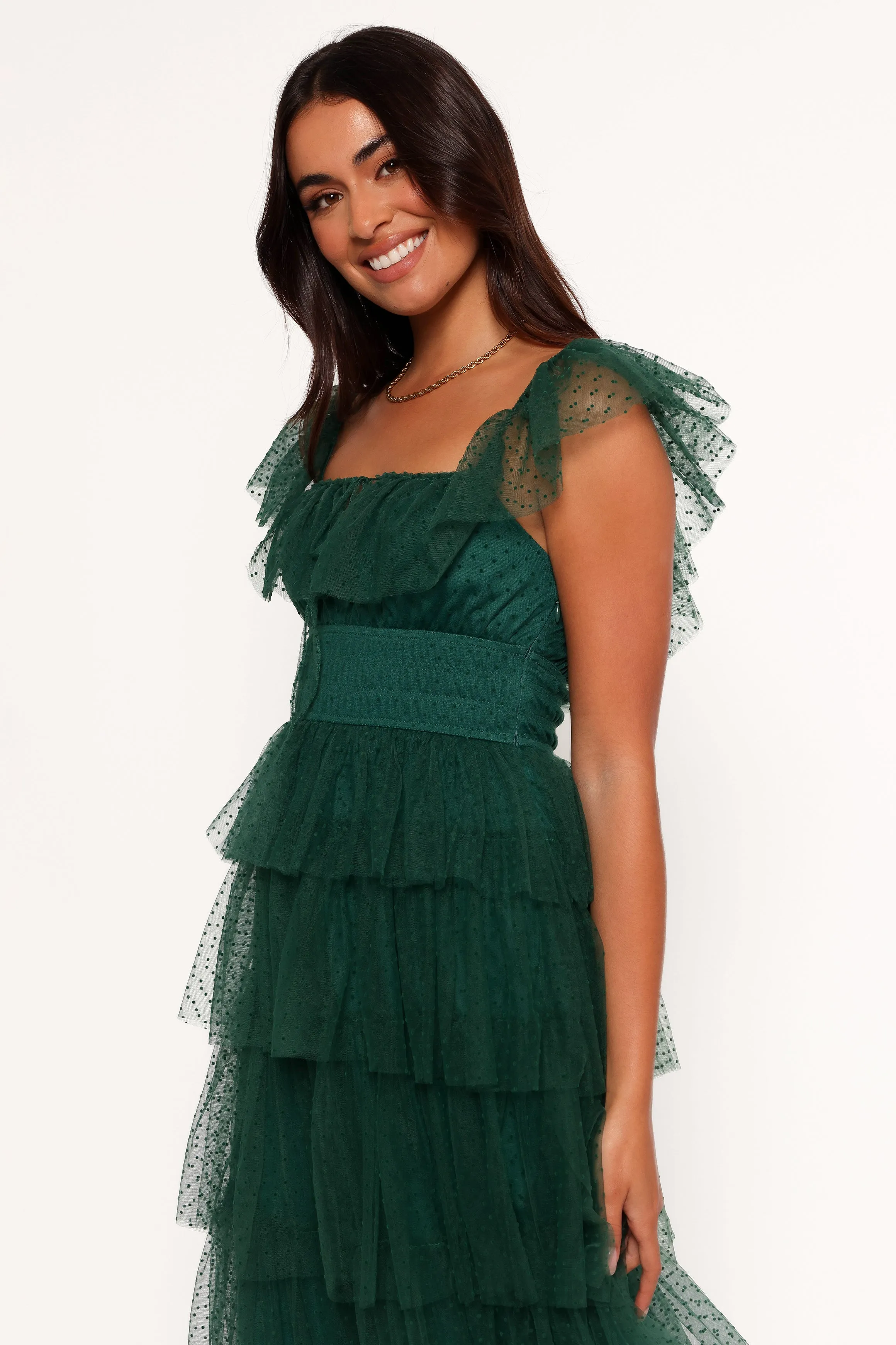 Belle Maxi Dress - Hunter Green sold by Petal & Pup product image thumbnail 2