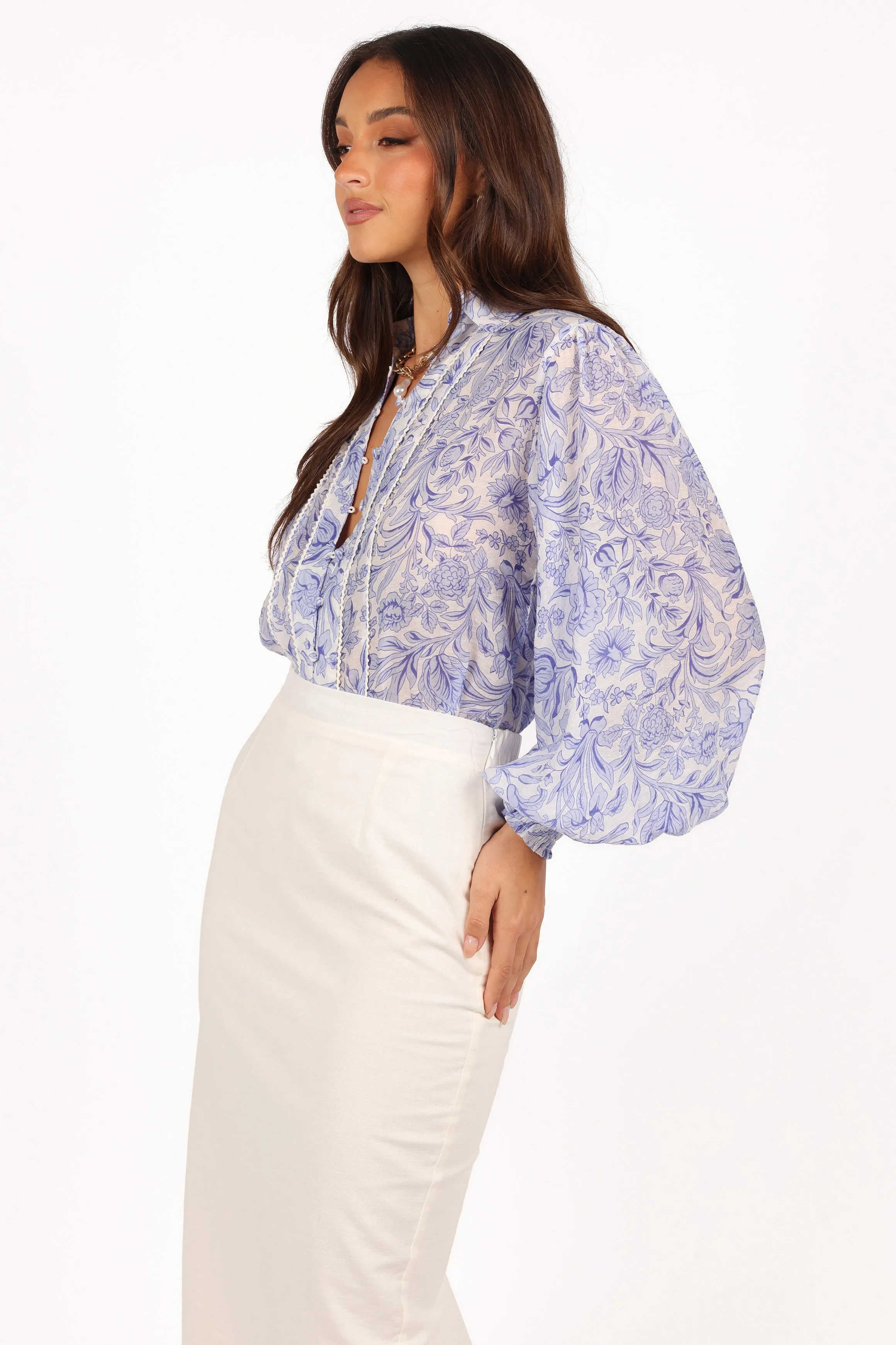 Tallara Top - Blue sold by Petal & Pup product image thumbnail 3