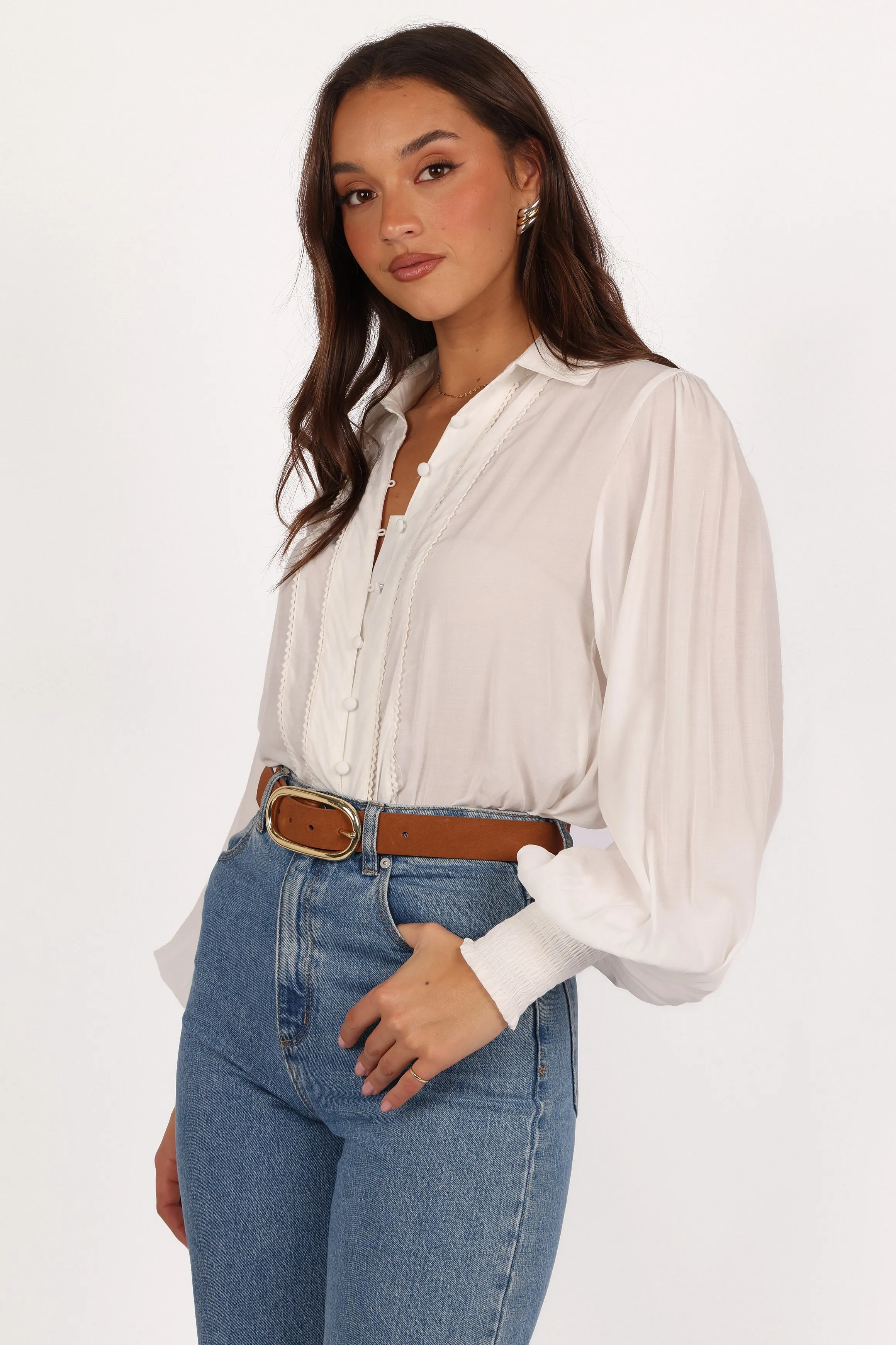 Tallara Top - White sold by Petal & Pup product image thumbnail 5