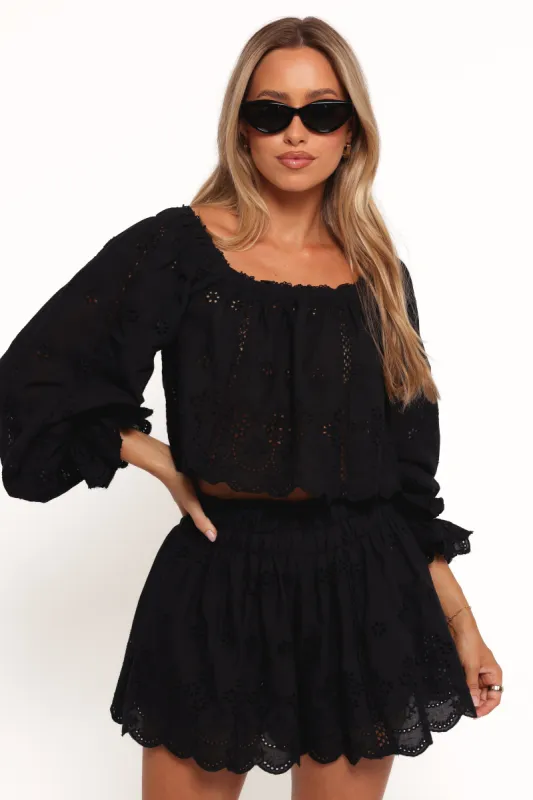 Alessia Two Piece Set - Black sold by Petal & Pup