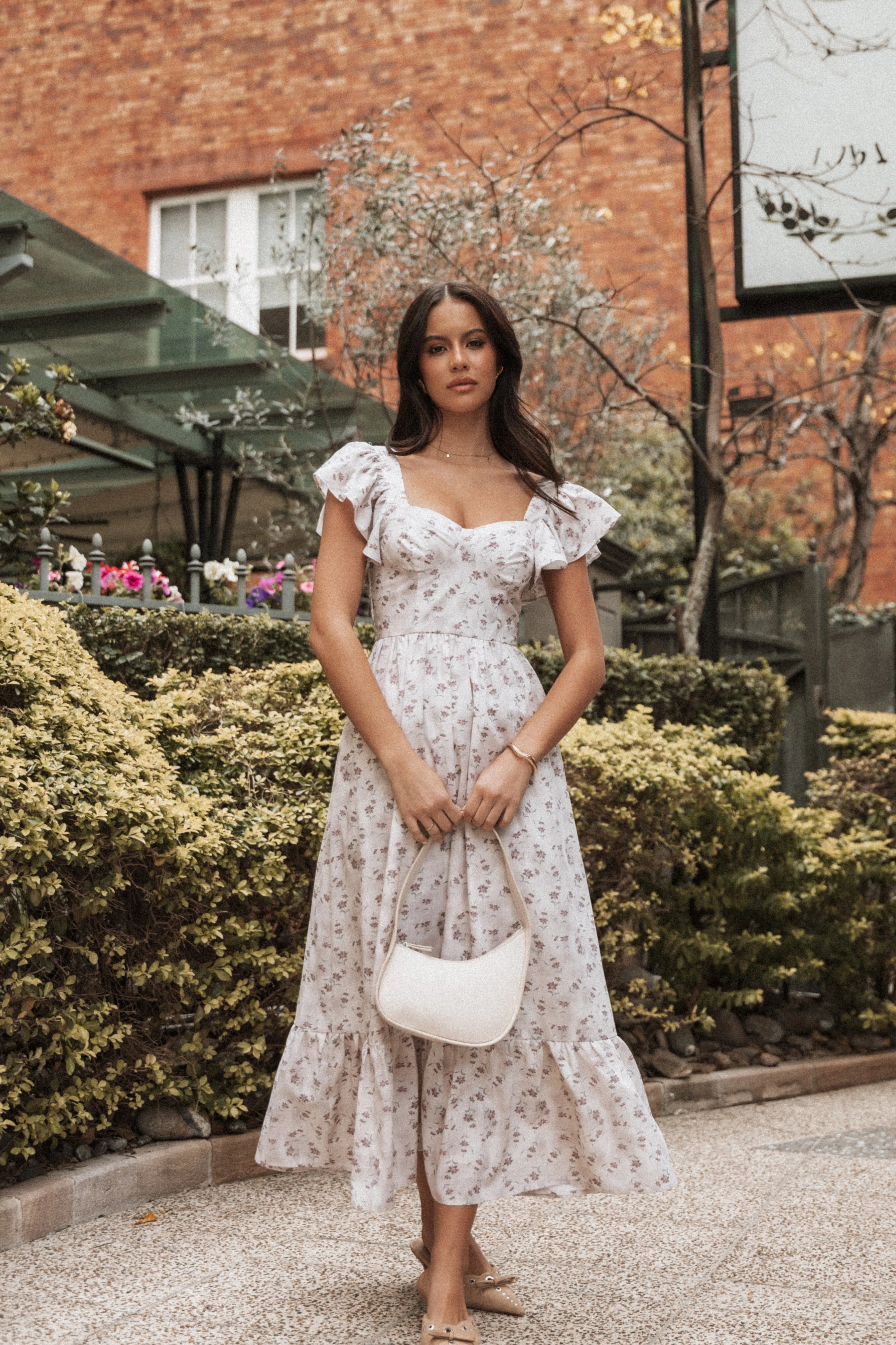 Myles Maxi Dress - Beige Floral sold by Petal & Pup product image thumbnail 2