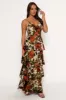 Benny Maxi Dress - Rust/Olive sold by Petal & Pup