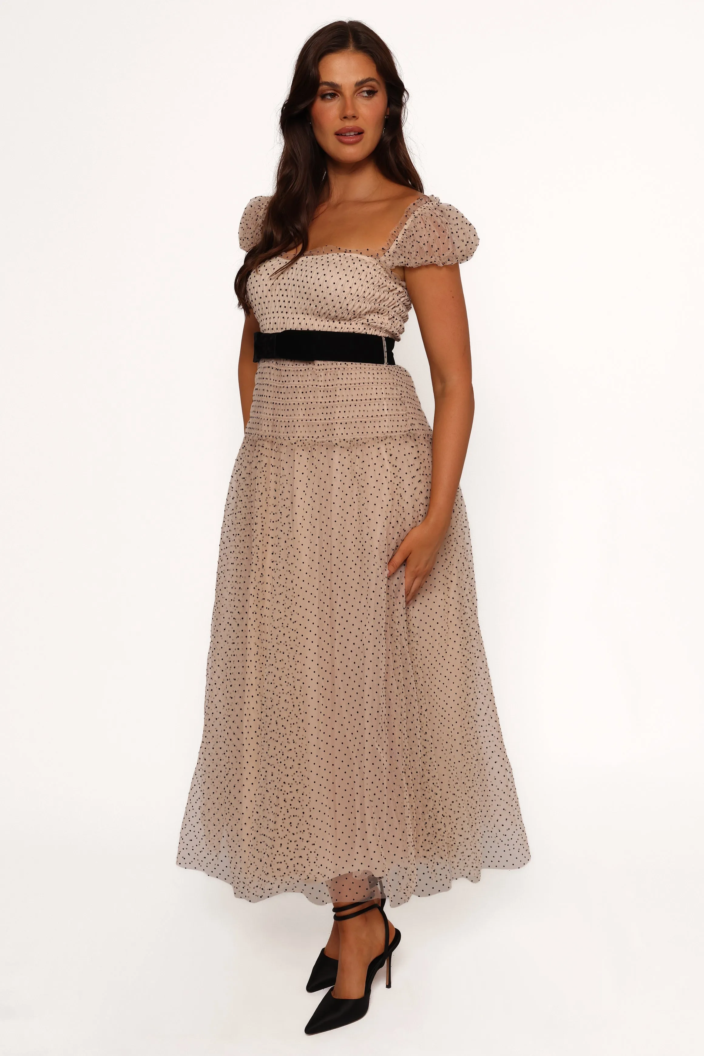 Bryn Midi Dress - Nude sold by Petal & Pup product image thumbnail 4