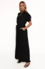 Minnie Waist Tie Jumpsuit - Black sold by Petal & Pup