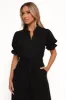 Minnie Waist Tie Jumpsuit - Black sold by Petal & Pup