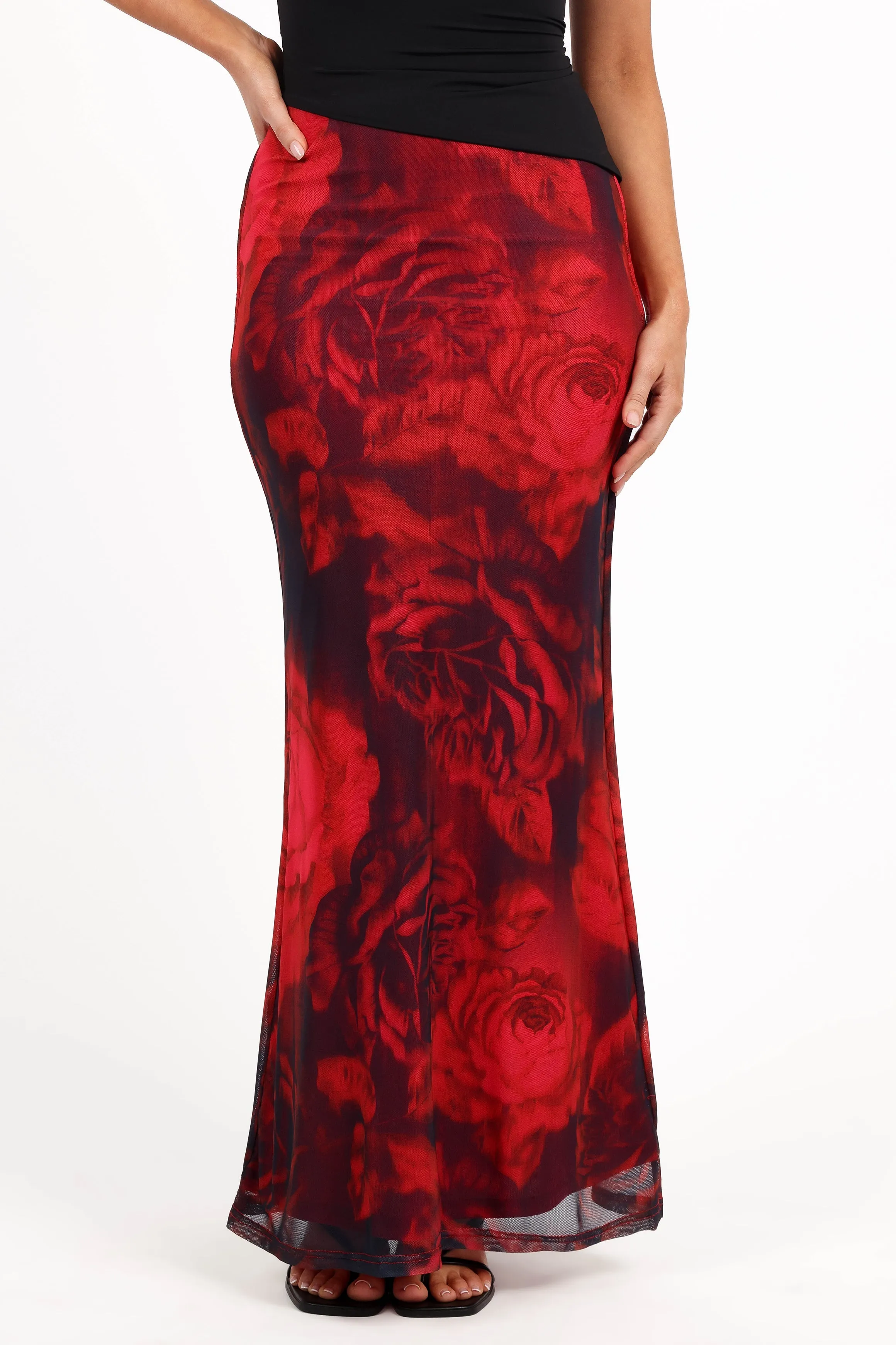 Cici Maxi Skirt - Rose Print sold by Petal & Pup product image thumbnail 2