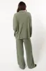 Sonole Cable Knit Pant - Khaki sold by Petal & Pup