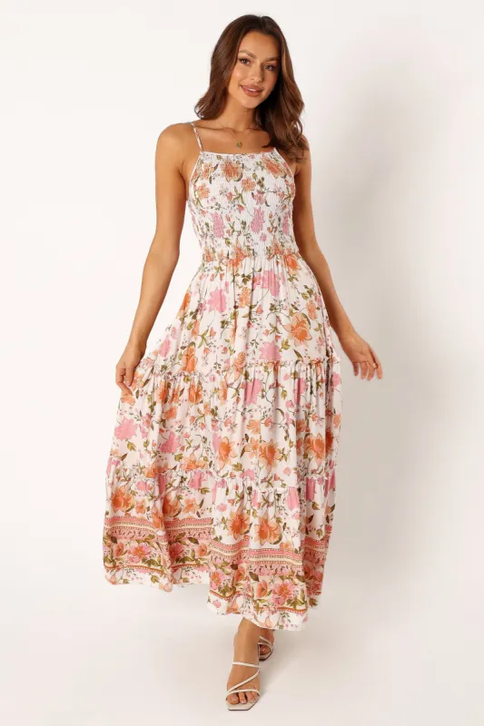 Tarah Midi Dress - Angelica Print sold by Petal & Pup