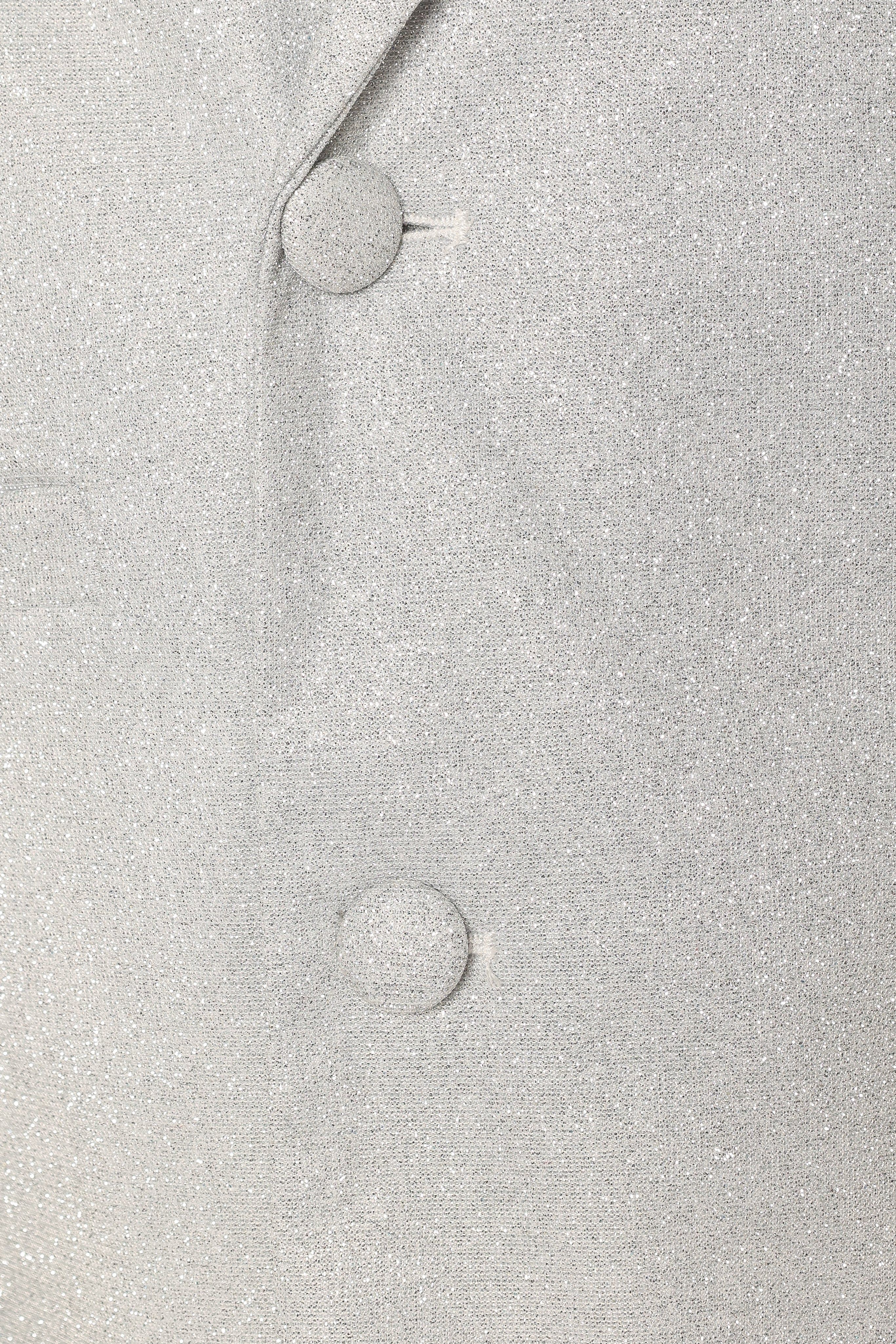 Kensley Shimmer Double Button Blazer - Cream sold by Petal & Pup product image thumbnail 11