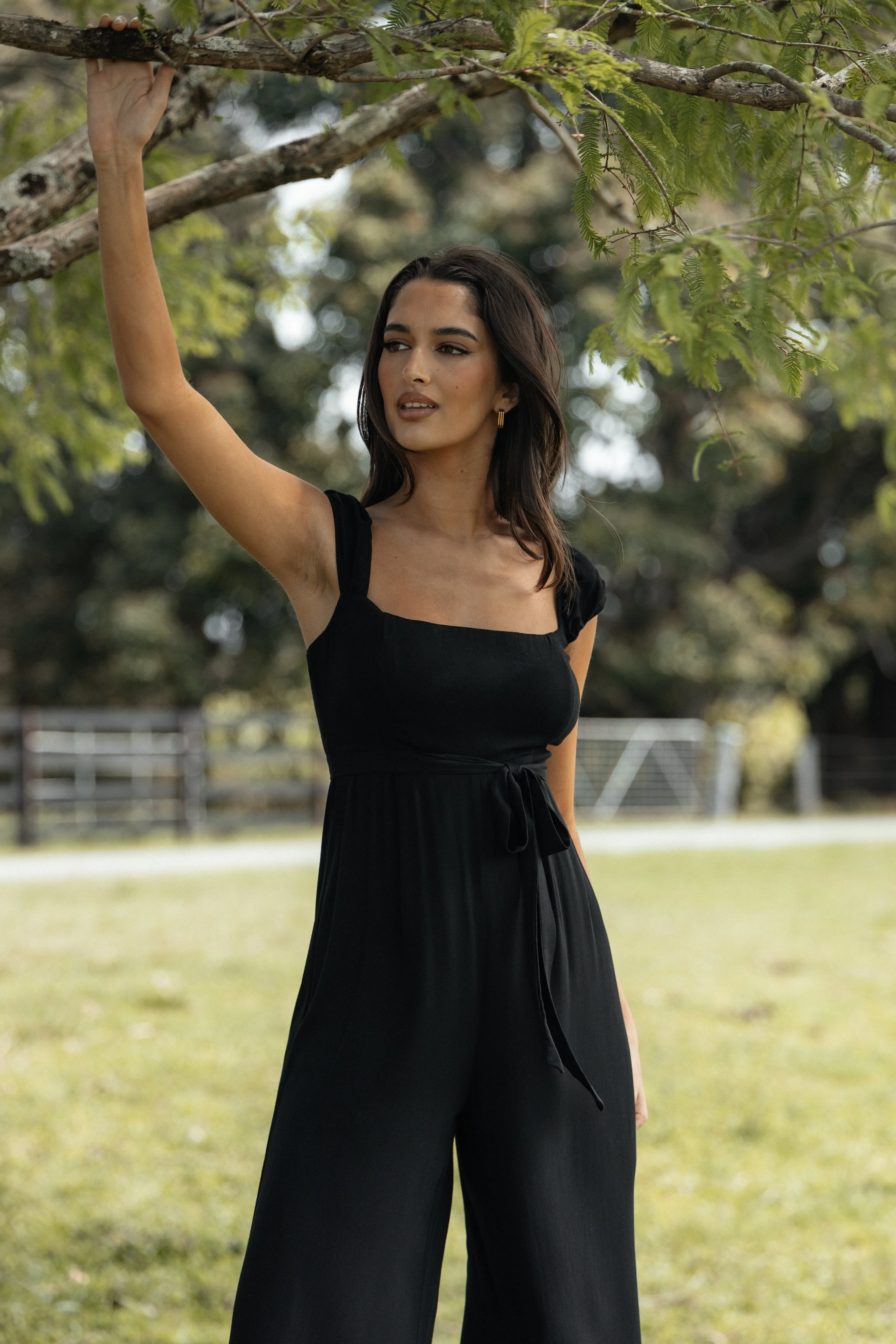 Crosby Jumpsuit - Black sold by Petal & Pup product image thumbnail 2