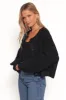Albertine Cardigan - Black sold by Petal & Pup